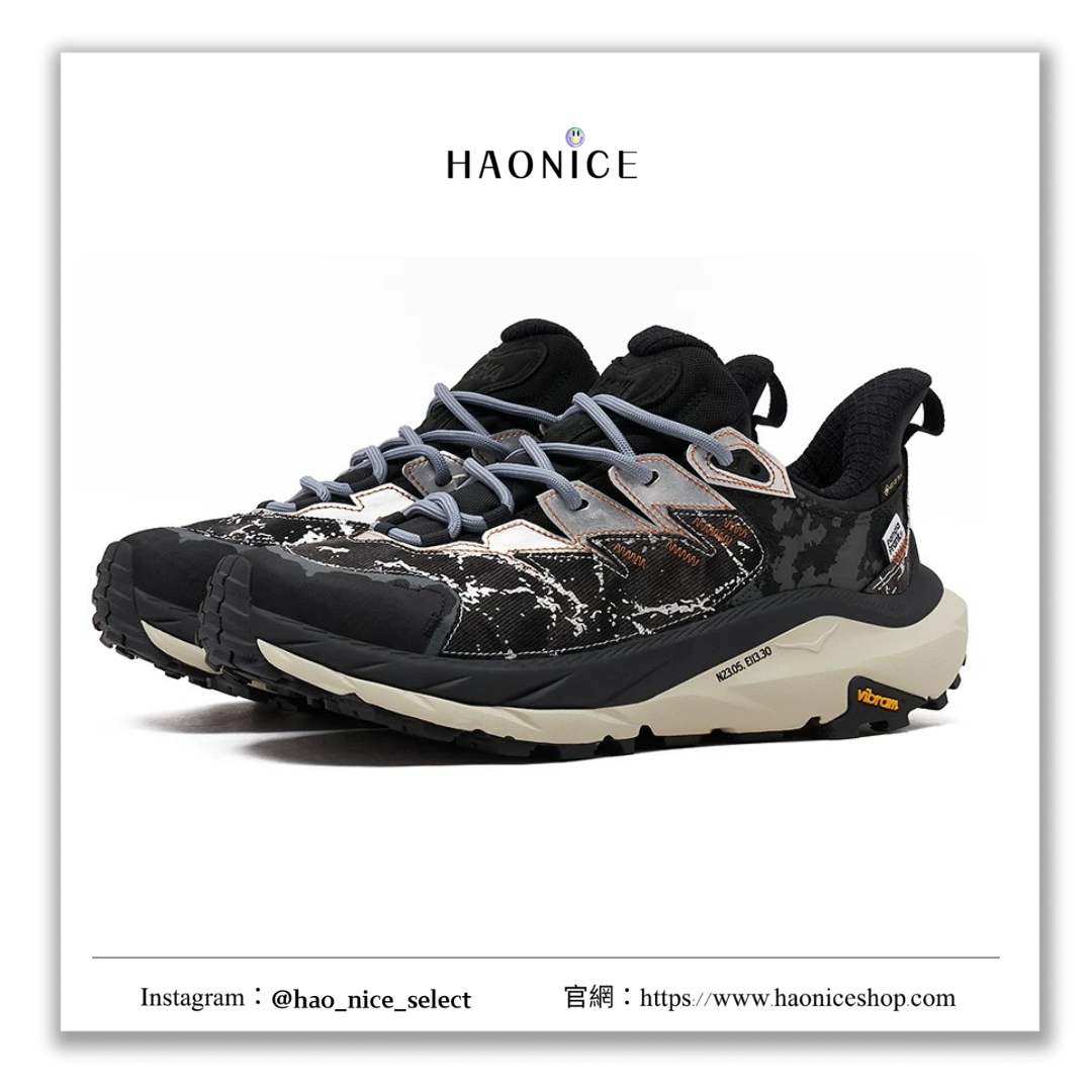 【HAO NICE 】熊貓惡作劇系列 ❗️配合FAKEBUSTERS驗鞋 ❗️ HOKA ONE ONE 雪徑春蹤系列 雪跡訂製 低筒越野徒步運動戶外登山鞋🔥