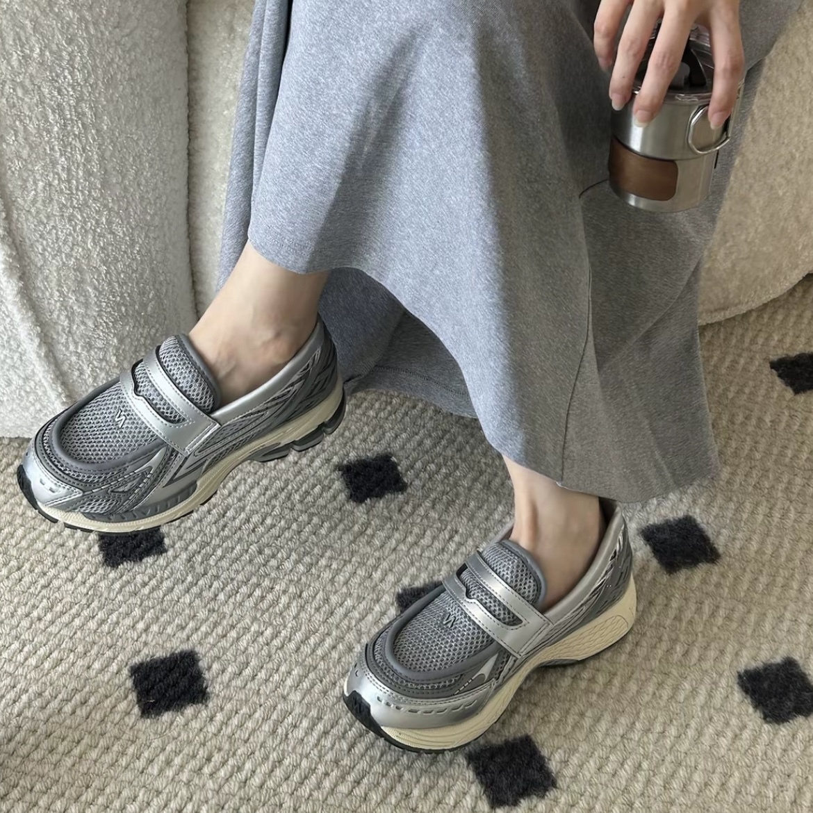 NEW BALANCE 1906L 灰銀 太空銀 奶油底 樂福鞋 休閒 懶人鞋 中性鞋款 U1906LAE