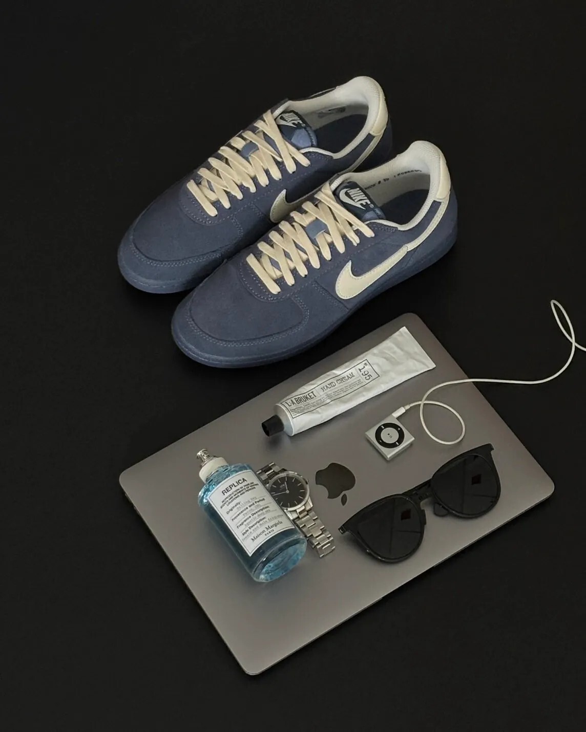 Nike Field General 復古 板鞋 麂皮 藍色