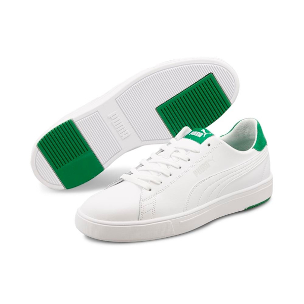 PUMA 休閒鞋 SERVE PRO LITE 白綠 復古 情侶 小白鞋 男女 37490205