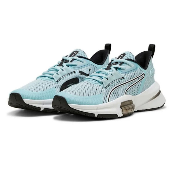 PUMA 慢跑鞋 PWRFRAME TR 3 水藍色 氣墊 訓練鞋 女 37956006