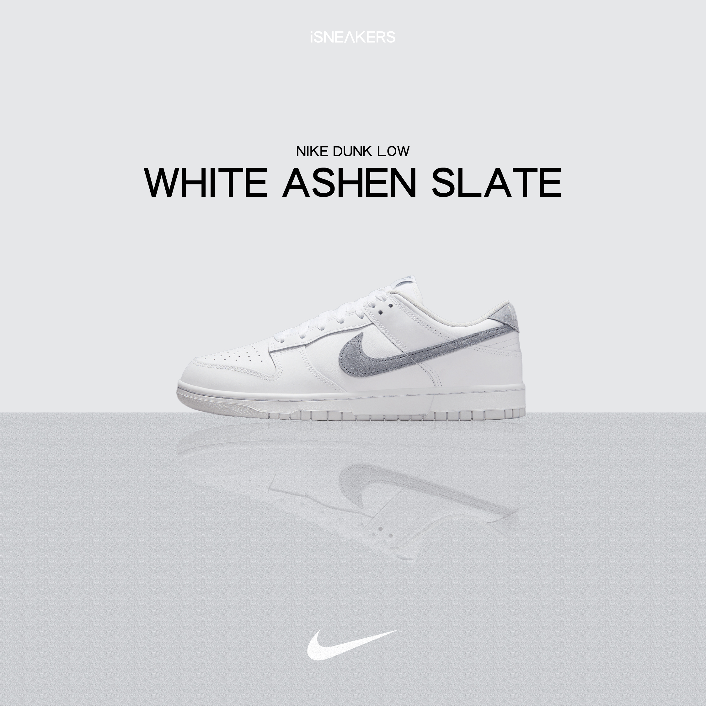 iSNEAKERS｜Nike Dunk Low "White Ashen Slate" 板岩灰 IH0632-141