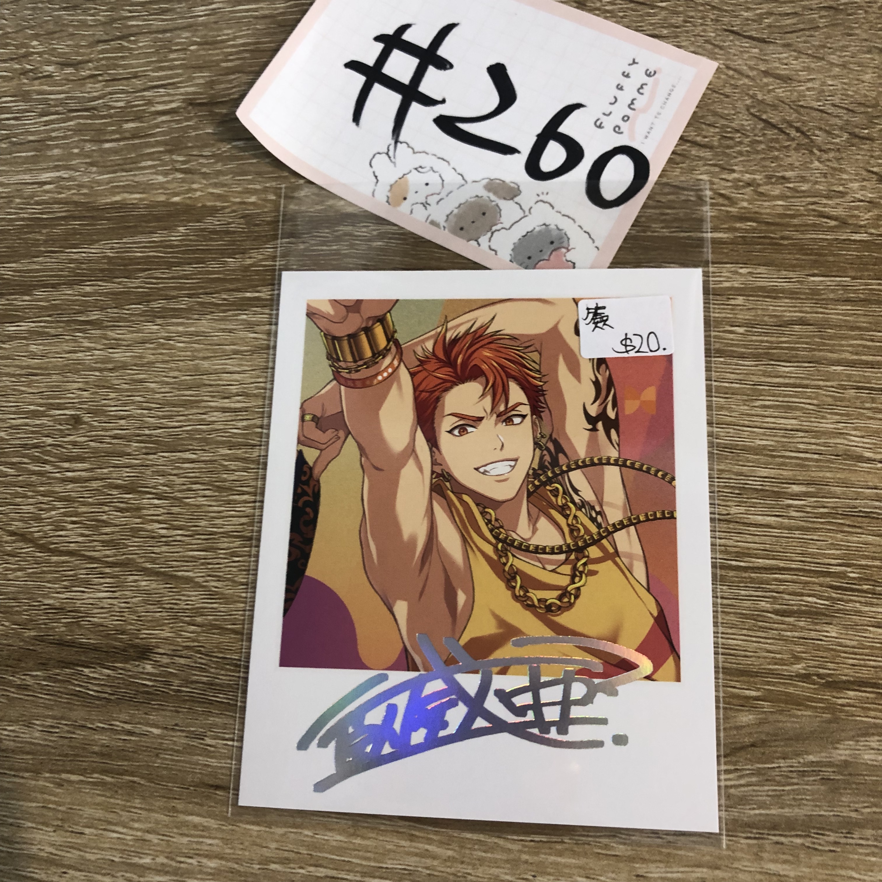 Paradox Live  紗月 拍立得 半身 簽#260