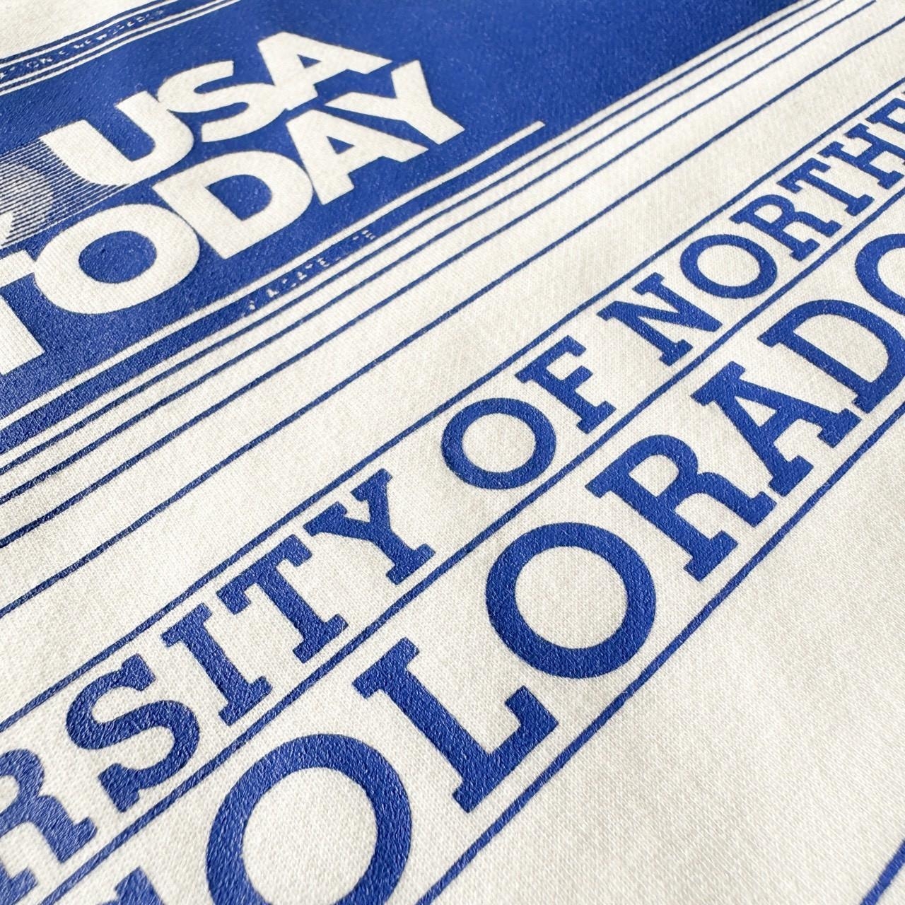 韓國短袖 USA TODAY 山脈剪影印花背心 80935