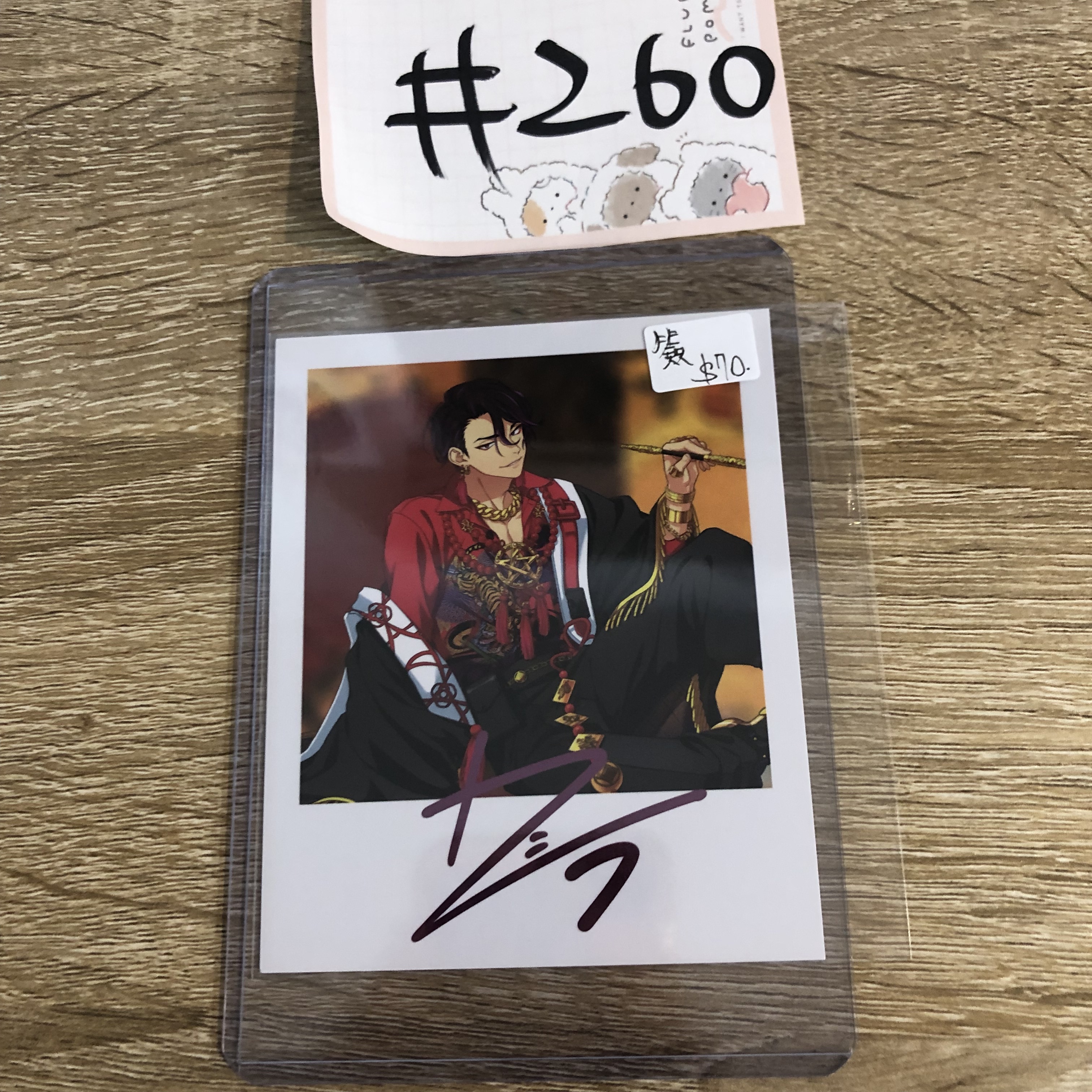 Paradox Live 依織 拍立得 簽 全身 #260