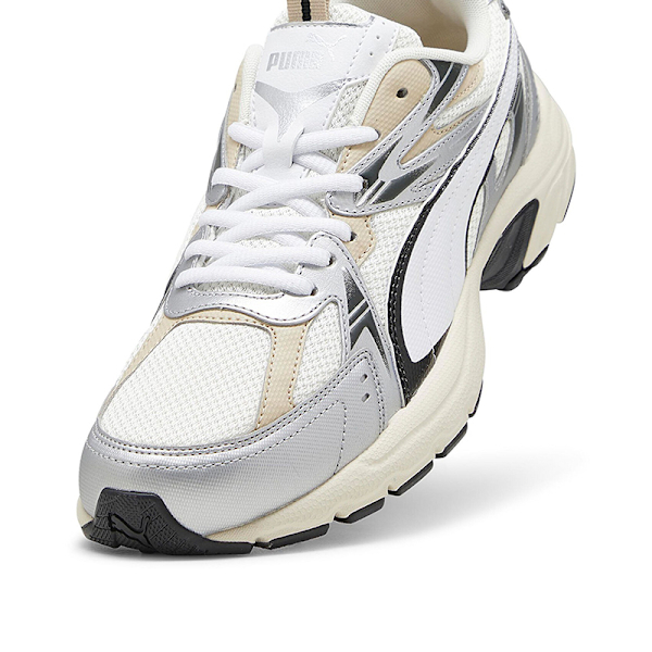 PUMA 慢跑鞋 MILENIO TECH 米白銀 復古 運動鞋 男 39232204