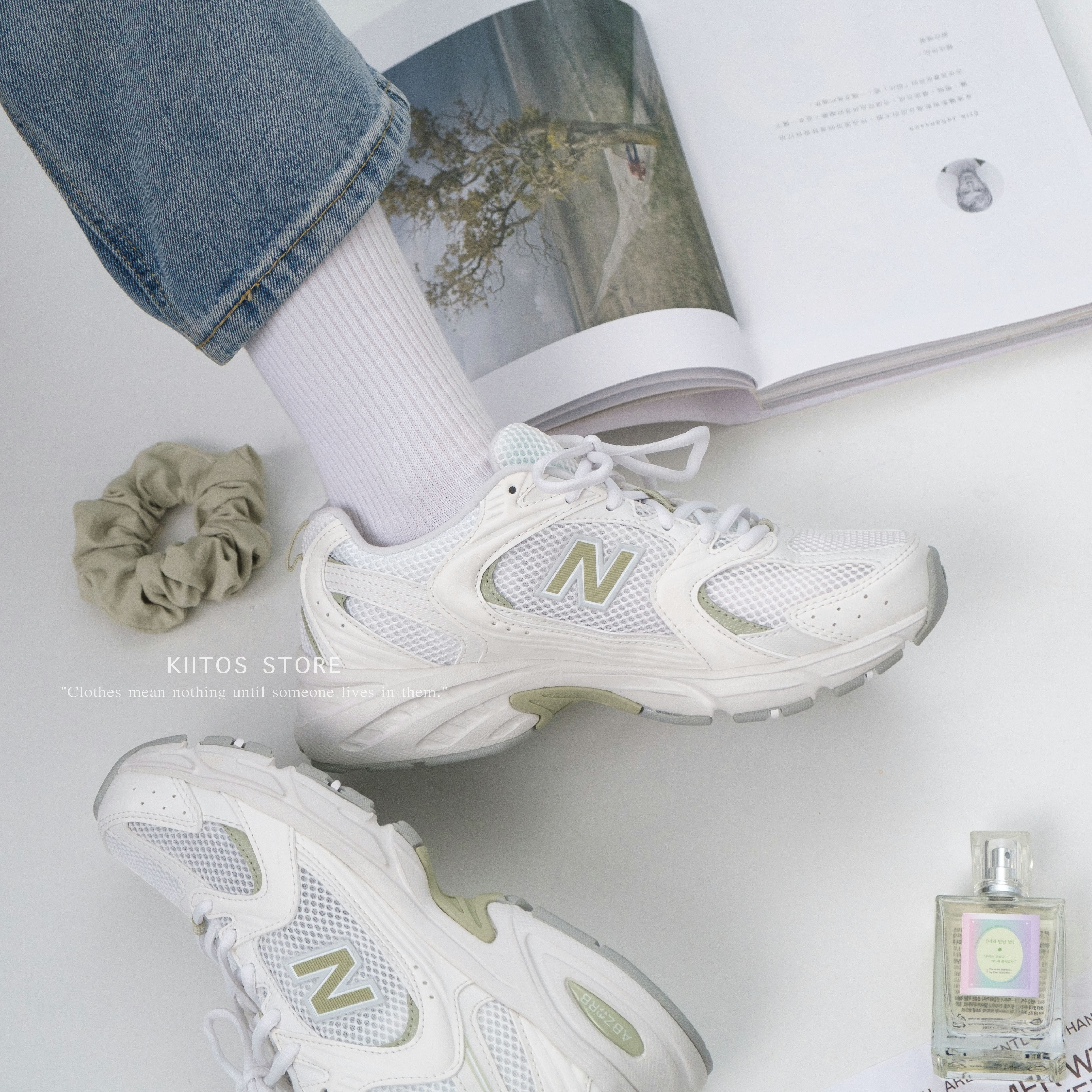 NEW BALANCE 530 NB NB530 海鹽灰綠 米灰 奶油白 復古 男女鞋 U530CSC