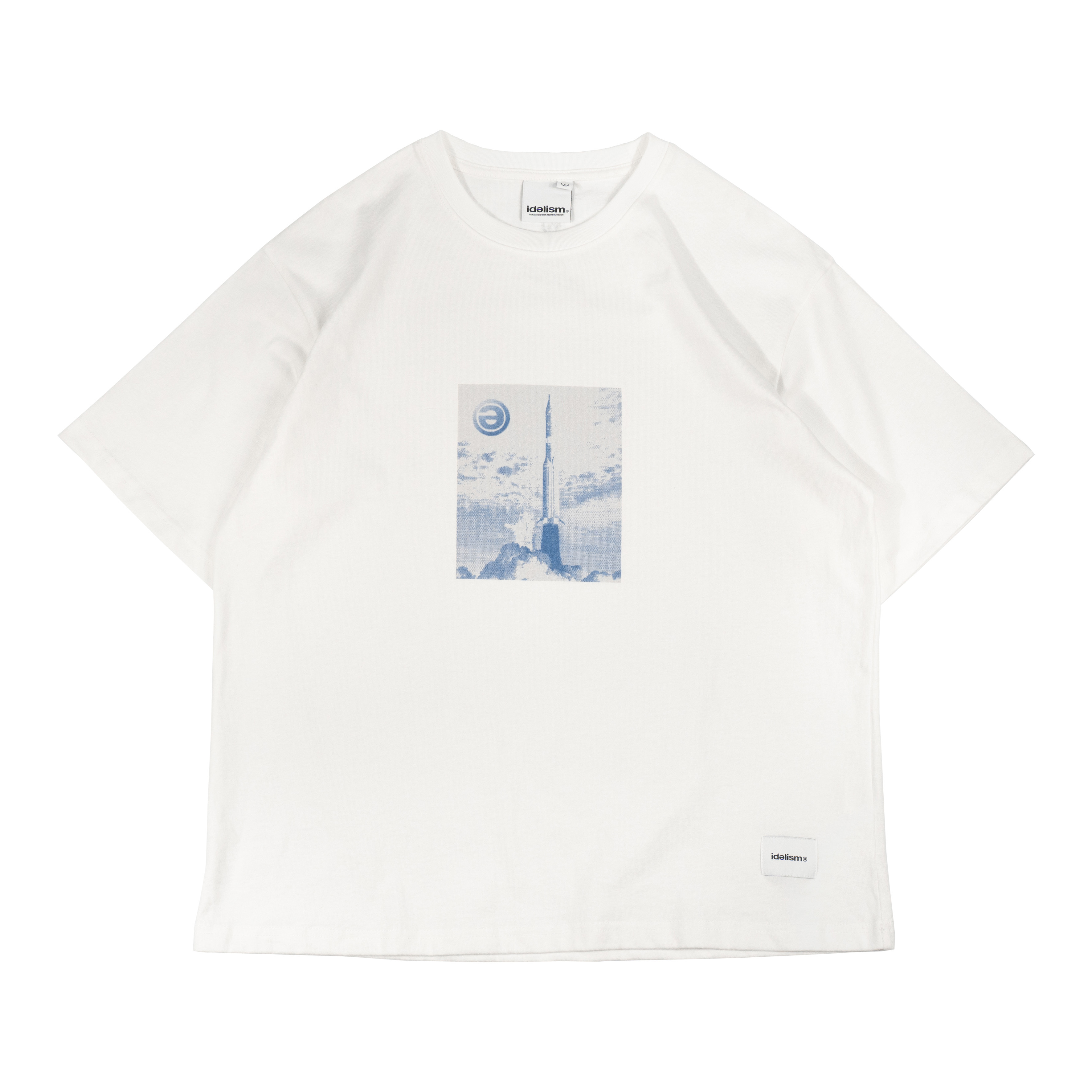 idealism｜ID25003 – Rocket Tee (White/Purple)