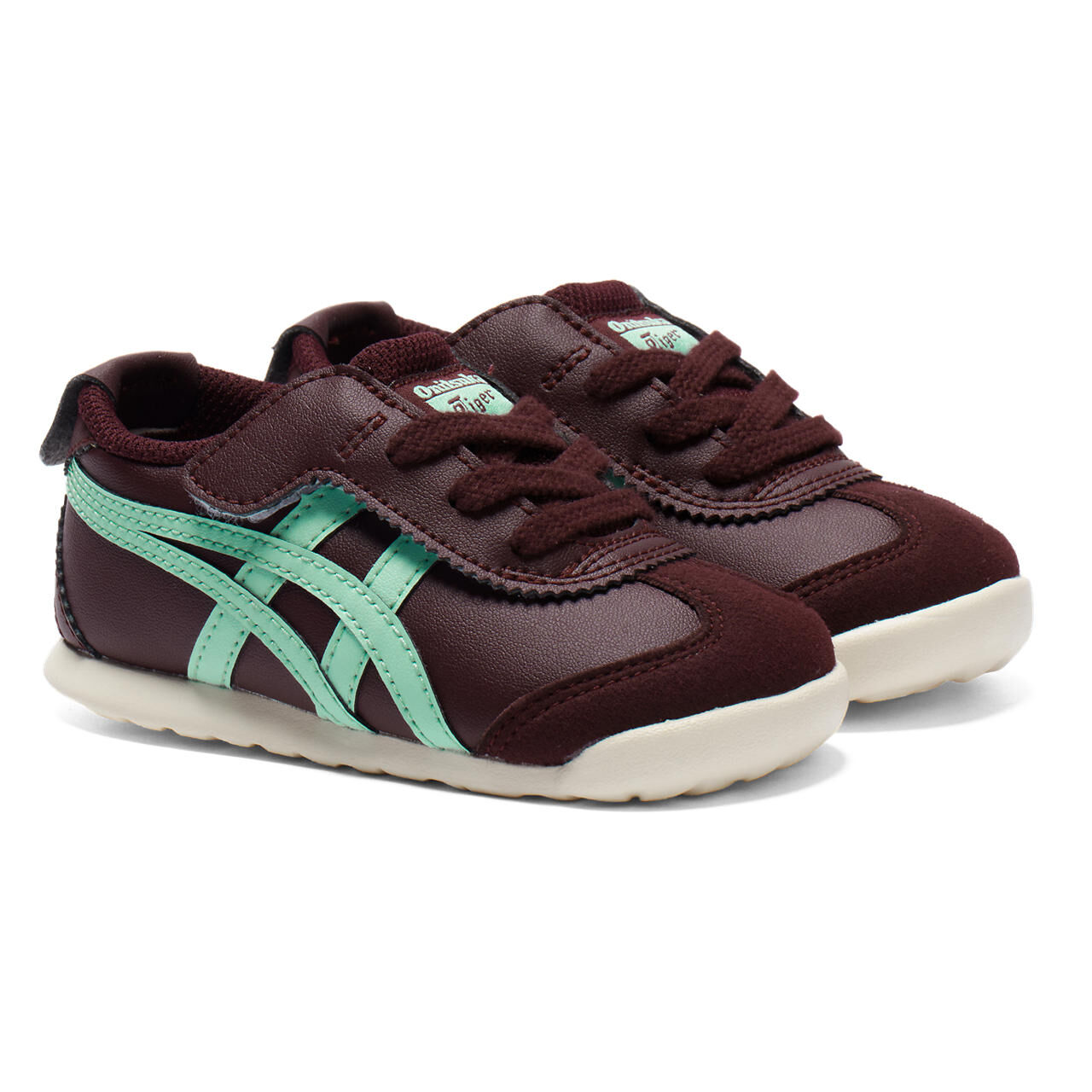 Onitsuka Tiger MEXICO 66 KID 紫棕底藍綠虎爪紋