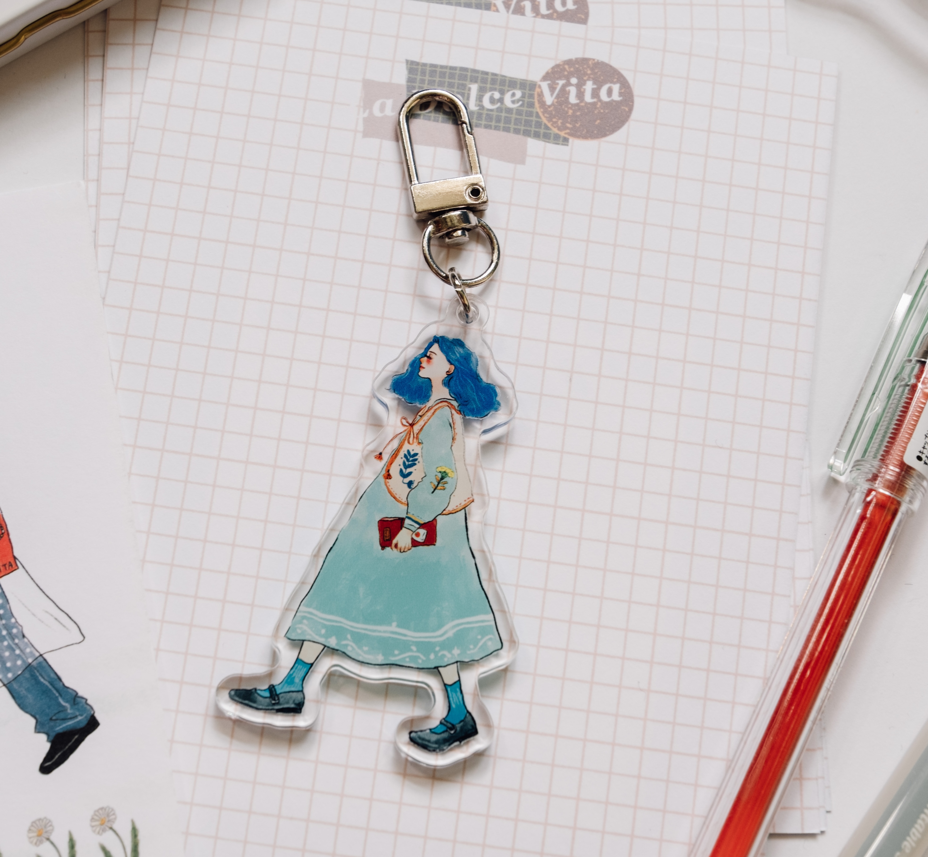 我們快樂地向前走系列 壓克力吊飾 六款｜甜蜜生活