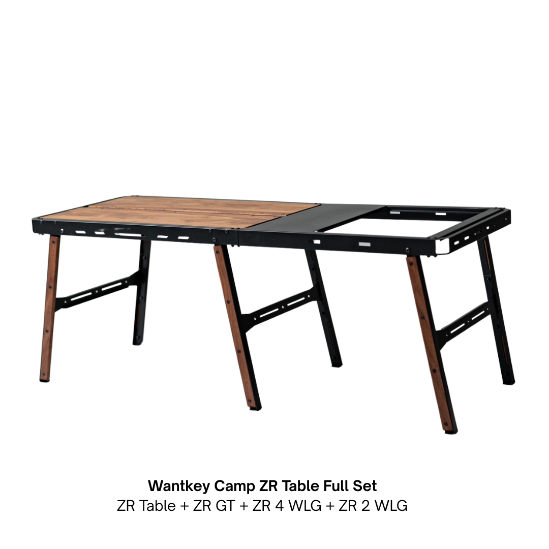 Wantkey Camp｜ZR Table Full Set｜ZR Table 木質桌全套組