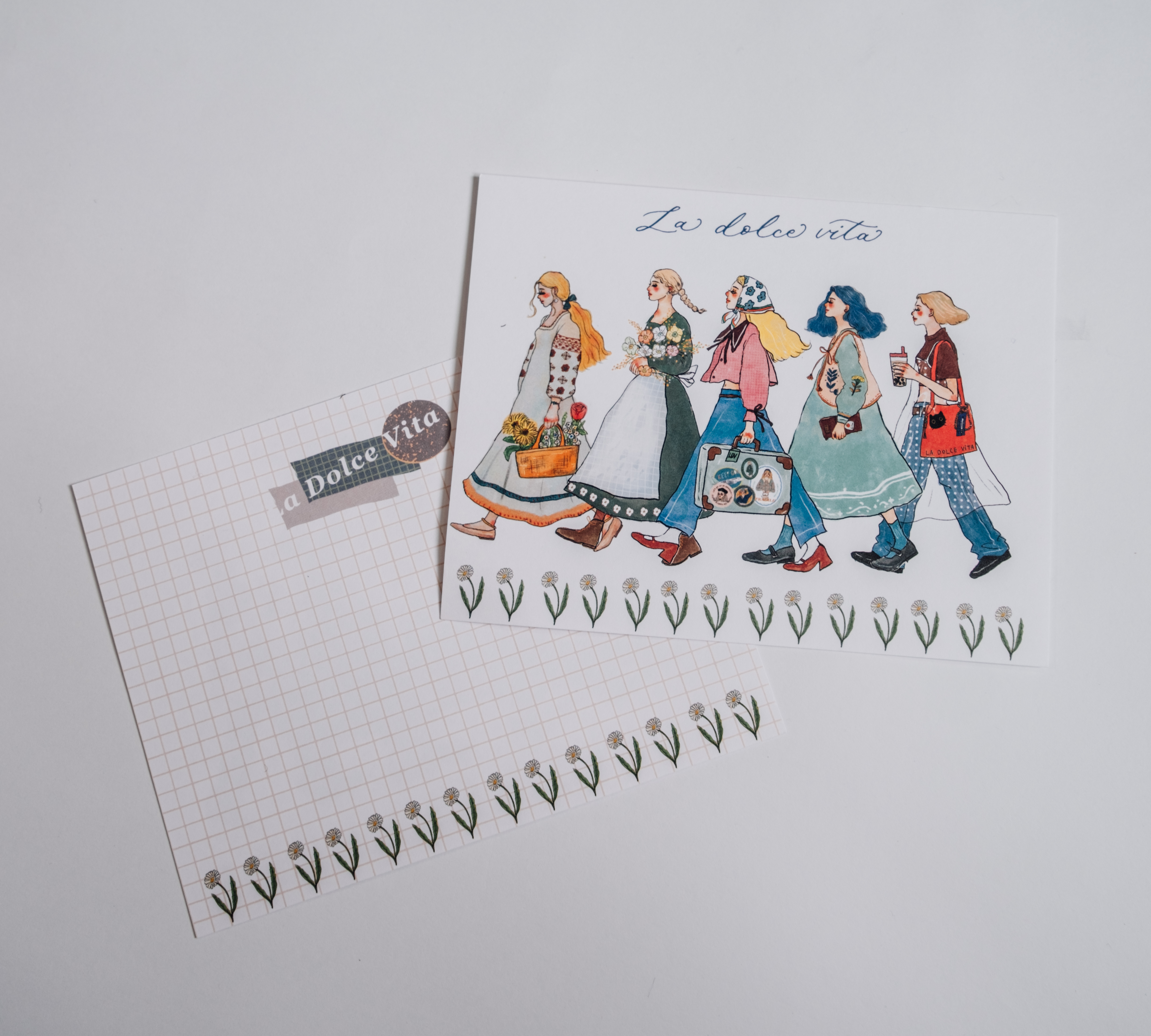 我們快樂地向前走 明信片｜甜蜜生活