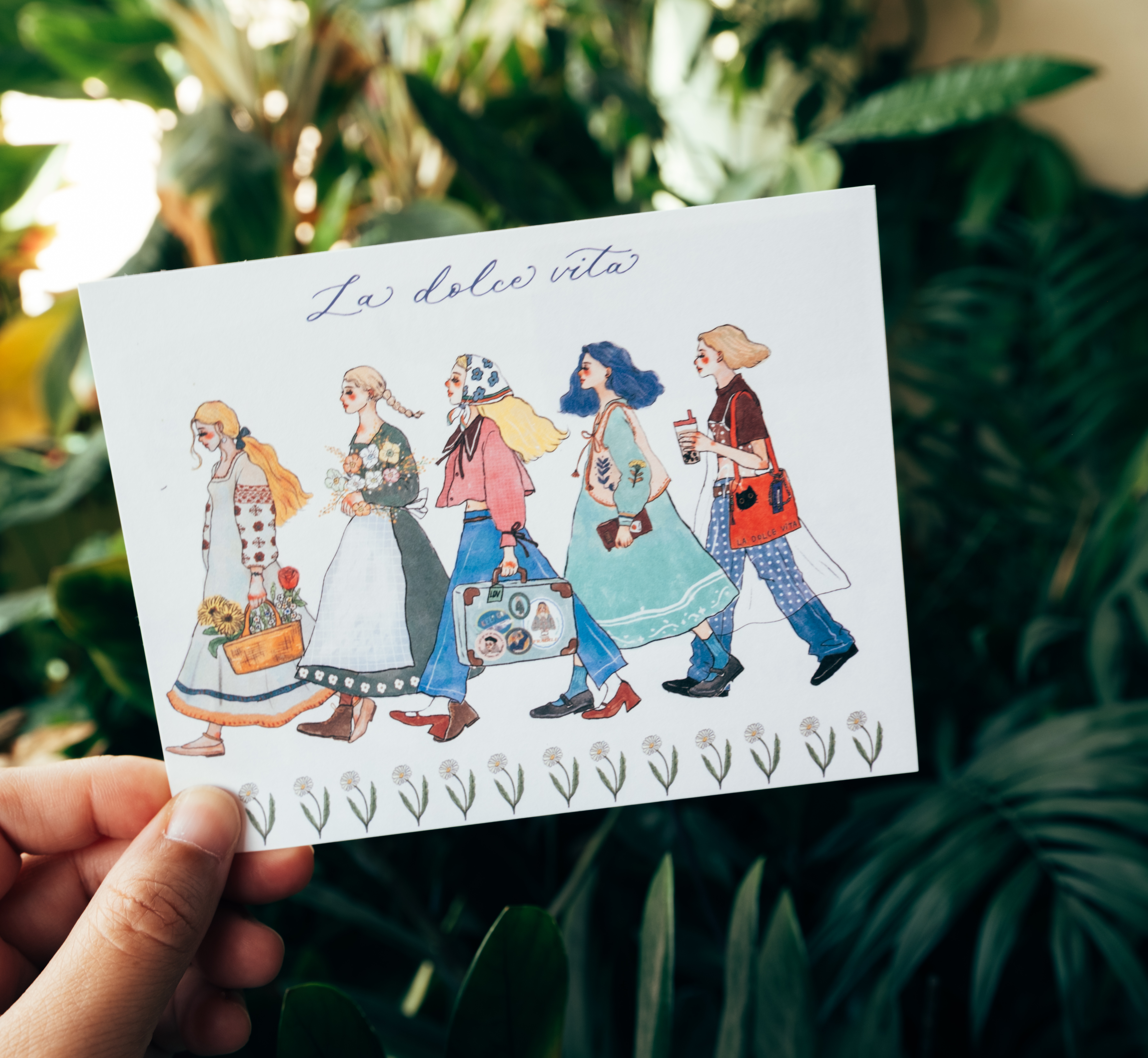 我們快樂地向前走 明信片｜甜蜜生活