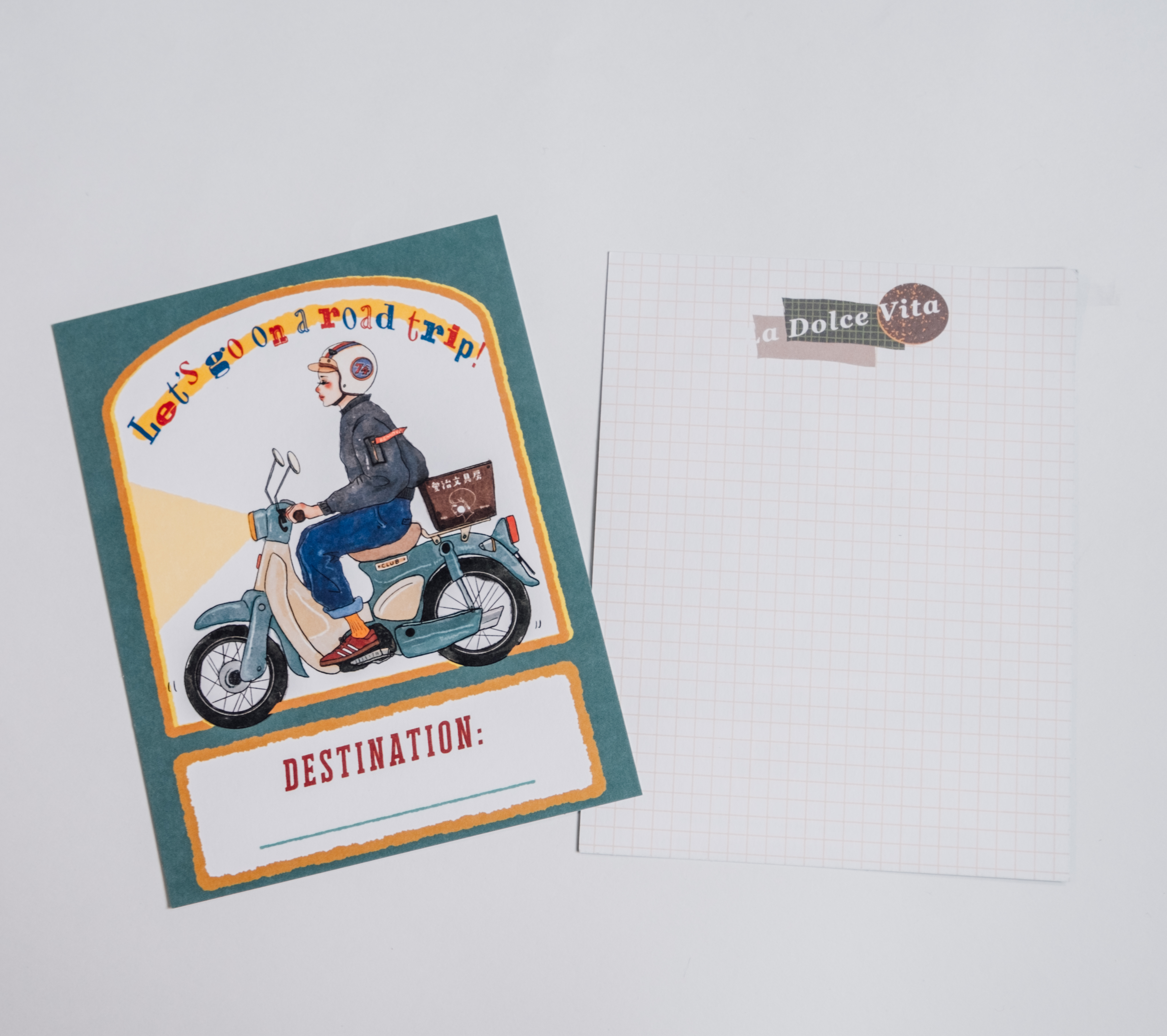 往下一站出發 旅行明信片 交通安全｜甜蜜生活