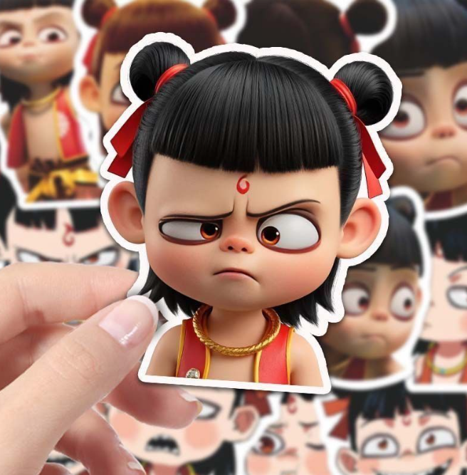 哪吒表情贴纸 60枚