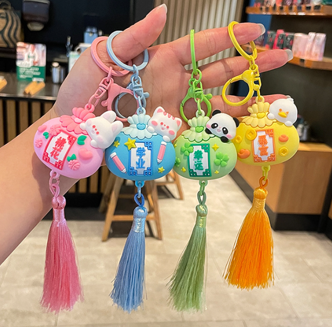 流苏幸运祈福御守钥匙扣挂件