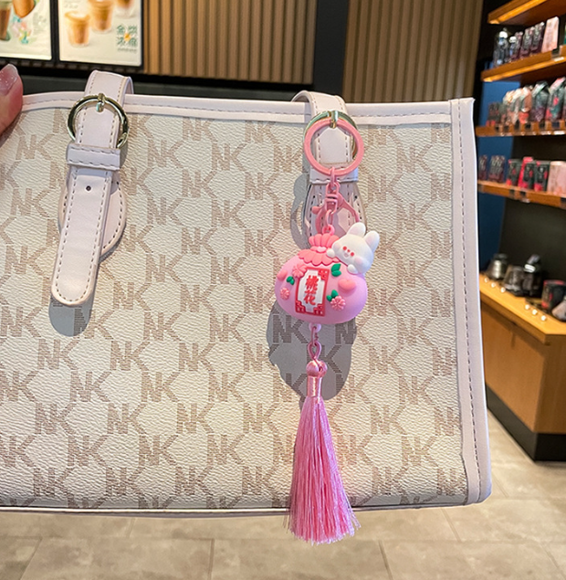 流苏幸运祈福御守钥匙扣挂件