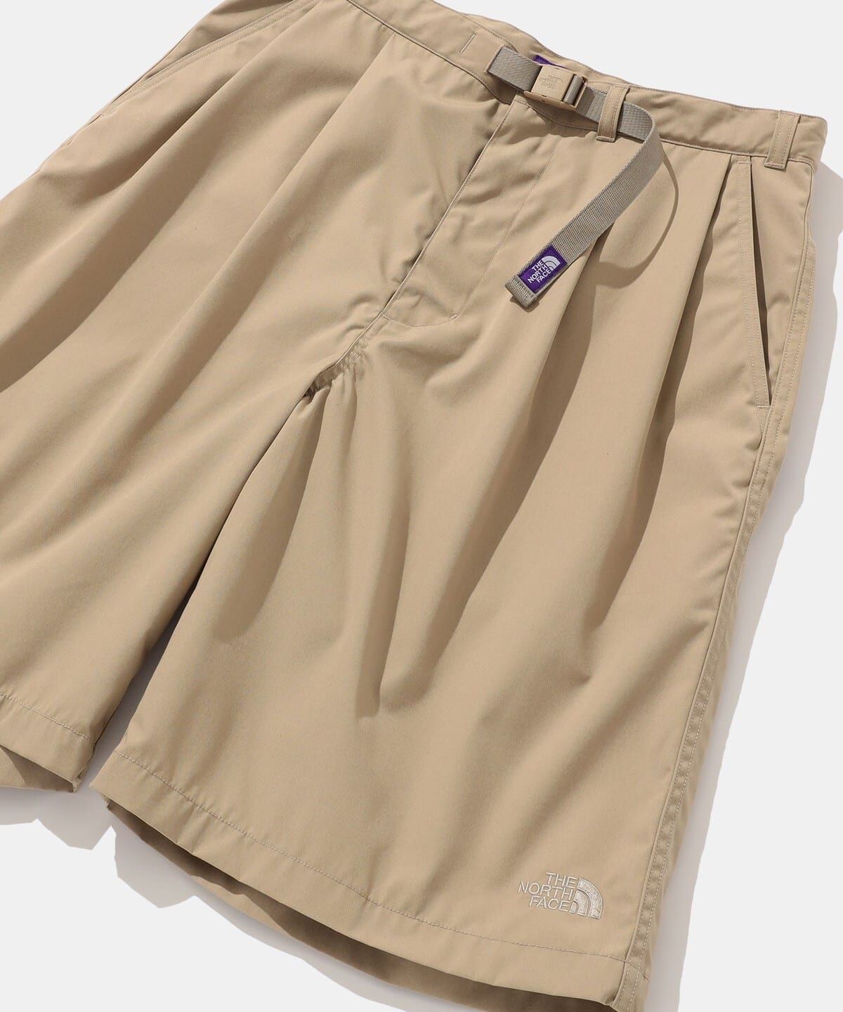 現貨| BEAMS X THE NORTH FACE PURPLE LABEL 防潑水 65/35 Bayhead Cross Shorts BEIGE