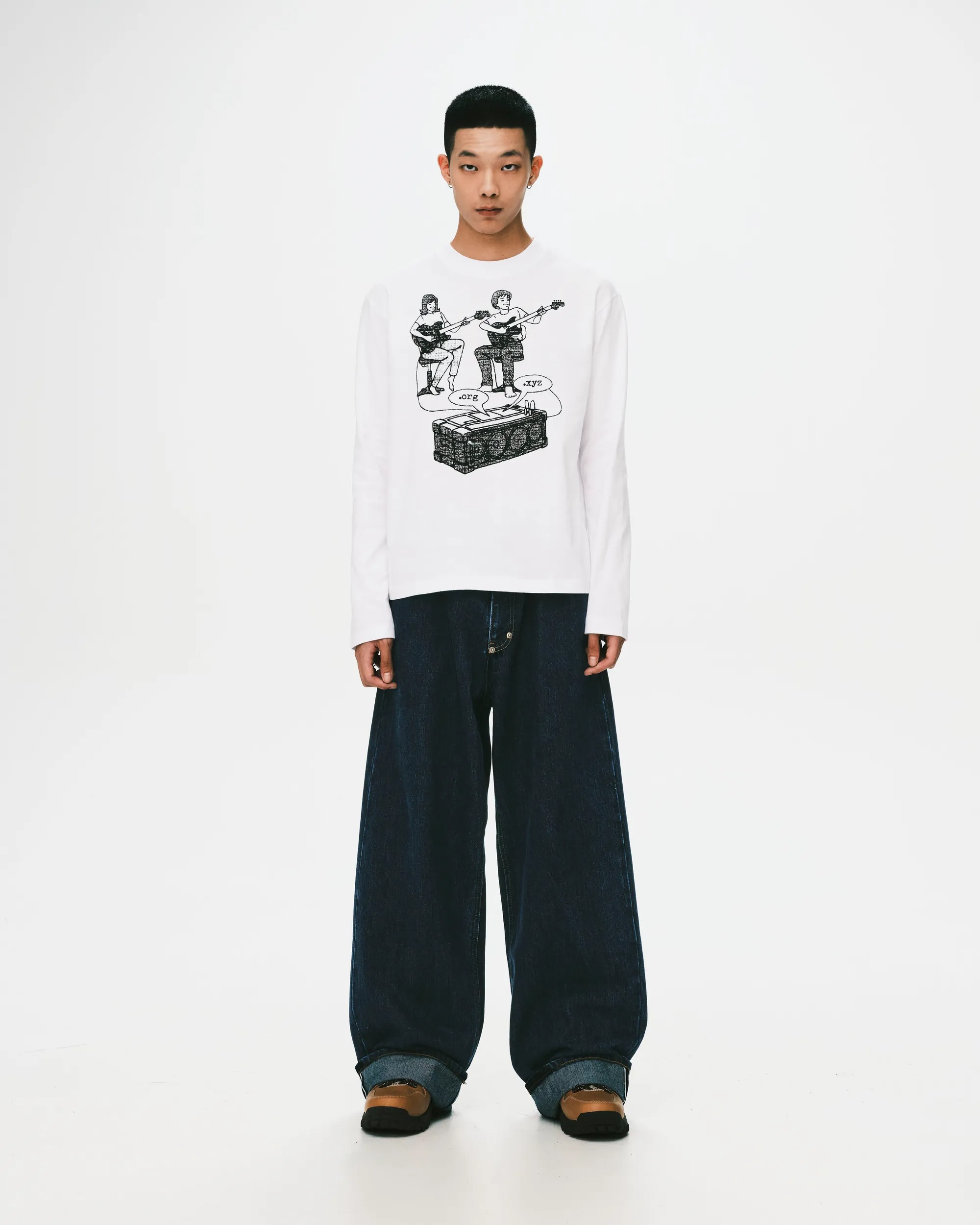 nul1.org ｜(nu-T83) - RXPA7 LS Tee (White)