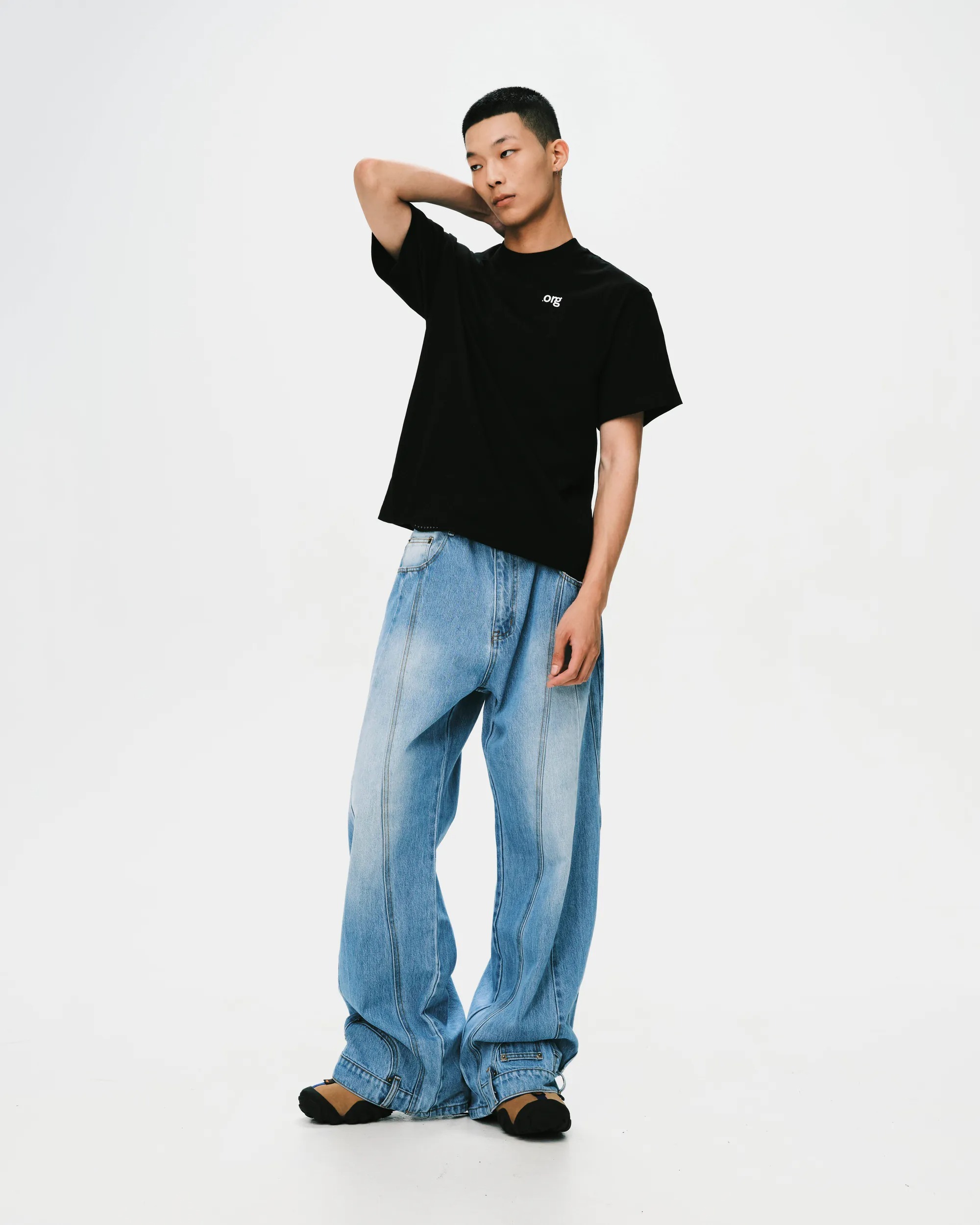 nul1.org ｜(nu-T86) - .org Uniform Tee (Black)