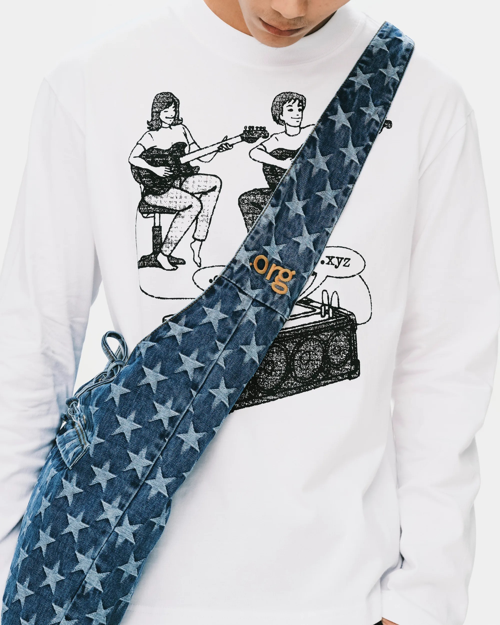 nul1.org ｜(nu-B11) - Luup Star Denim Bag (Wash Blue)