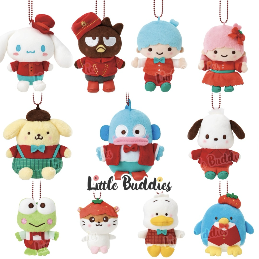 日本限定Sanrio Puroland 草莓系列 公仔匙扣