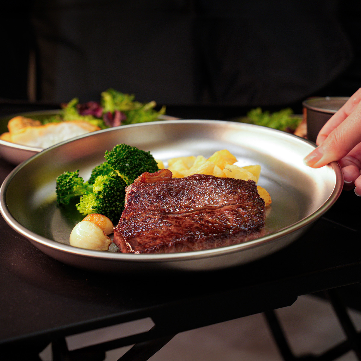 CAMPFIRE 鈦坦露營餐盤21cm (奇萊水鹿)