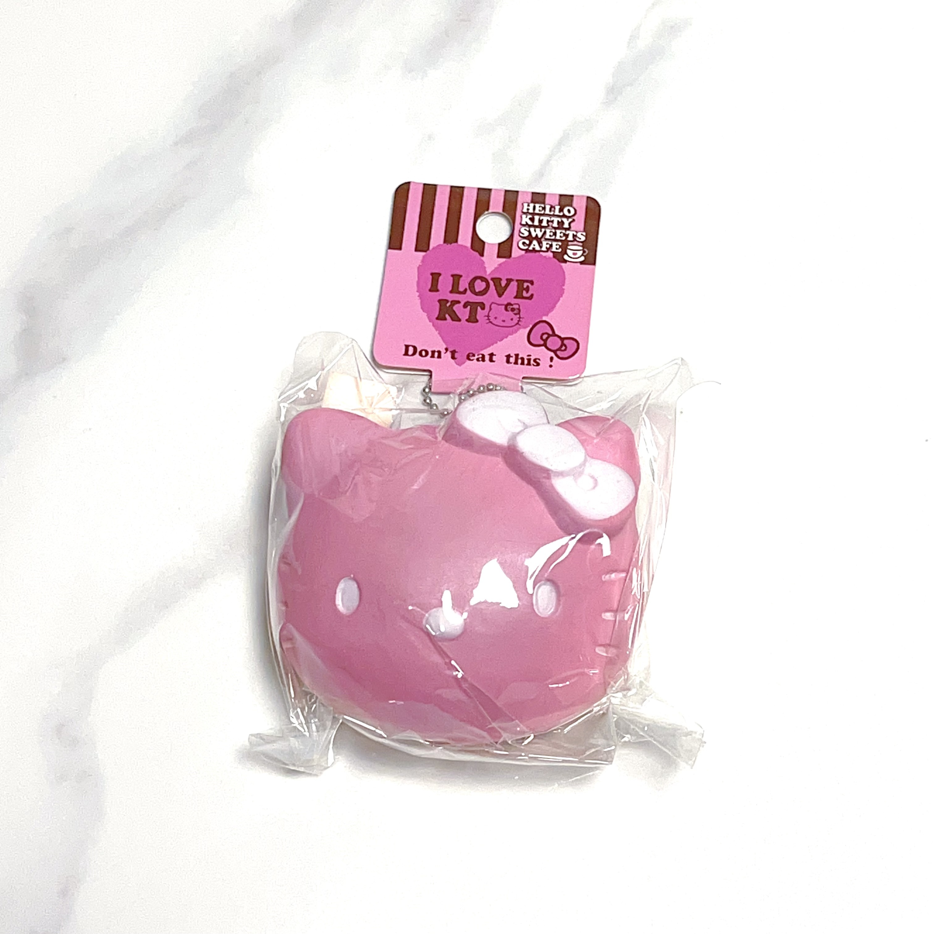 2009 Hello Kitty Sweet Cafe Strawberry headbun squishy