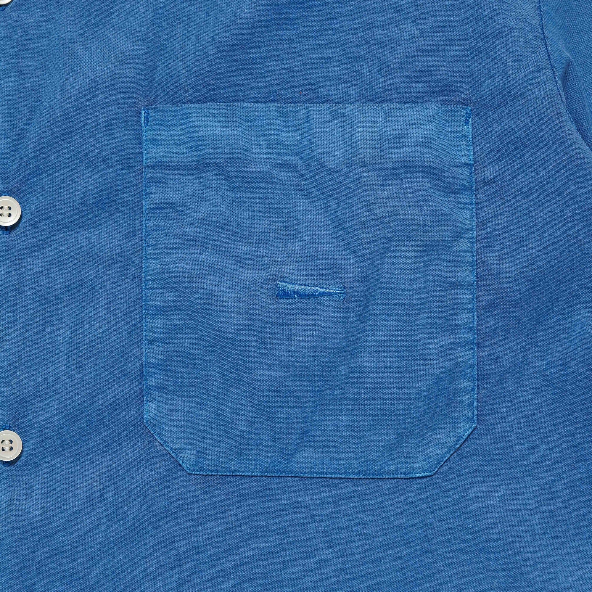 DESCENDANT 2025 S WIND OPEN COLLAR SS SHIRT PIGMENT DYE - PRE ORDER ITEM (預訂中)