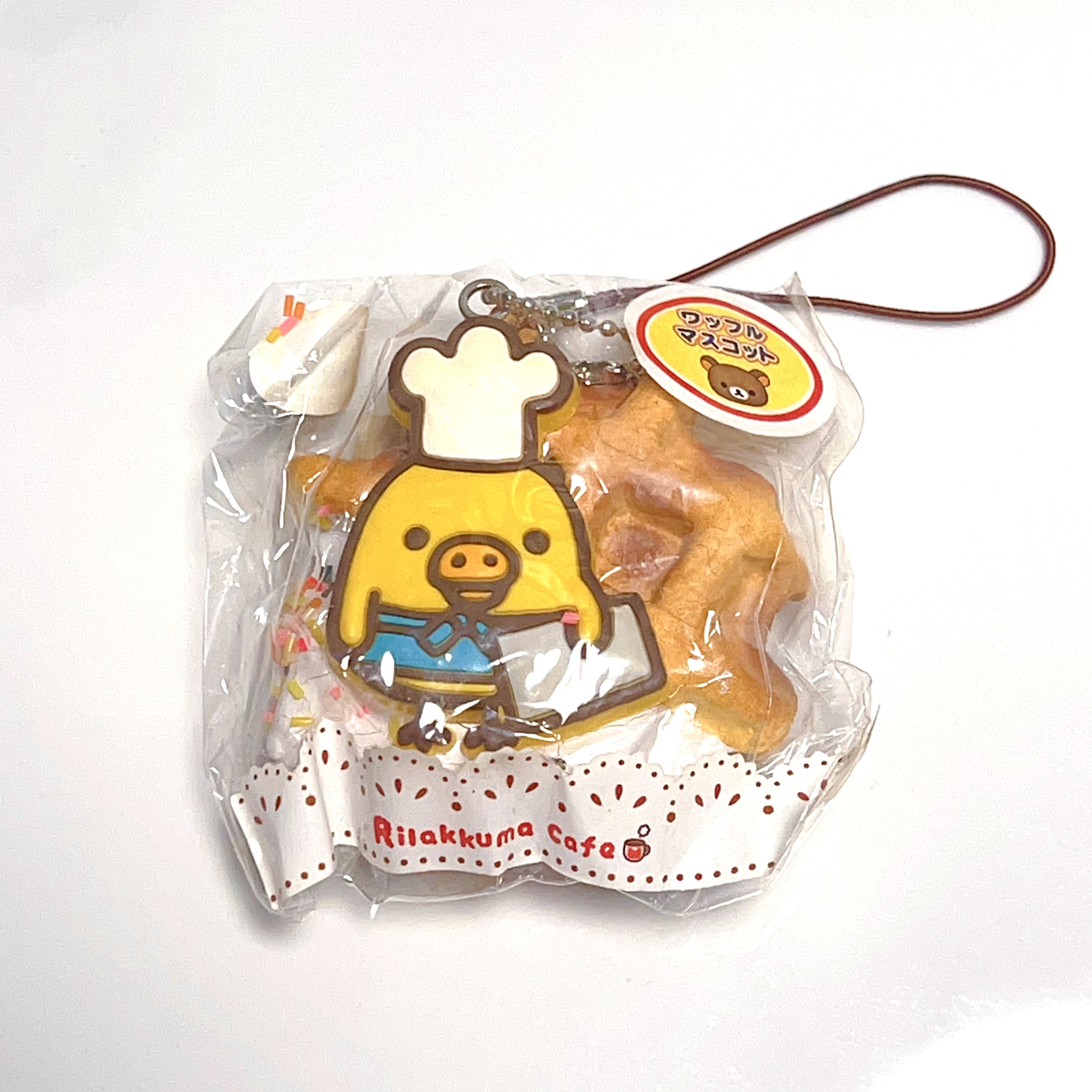 Rilakkuma white chocolate waffle squishy