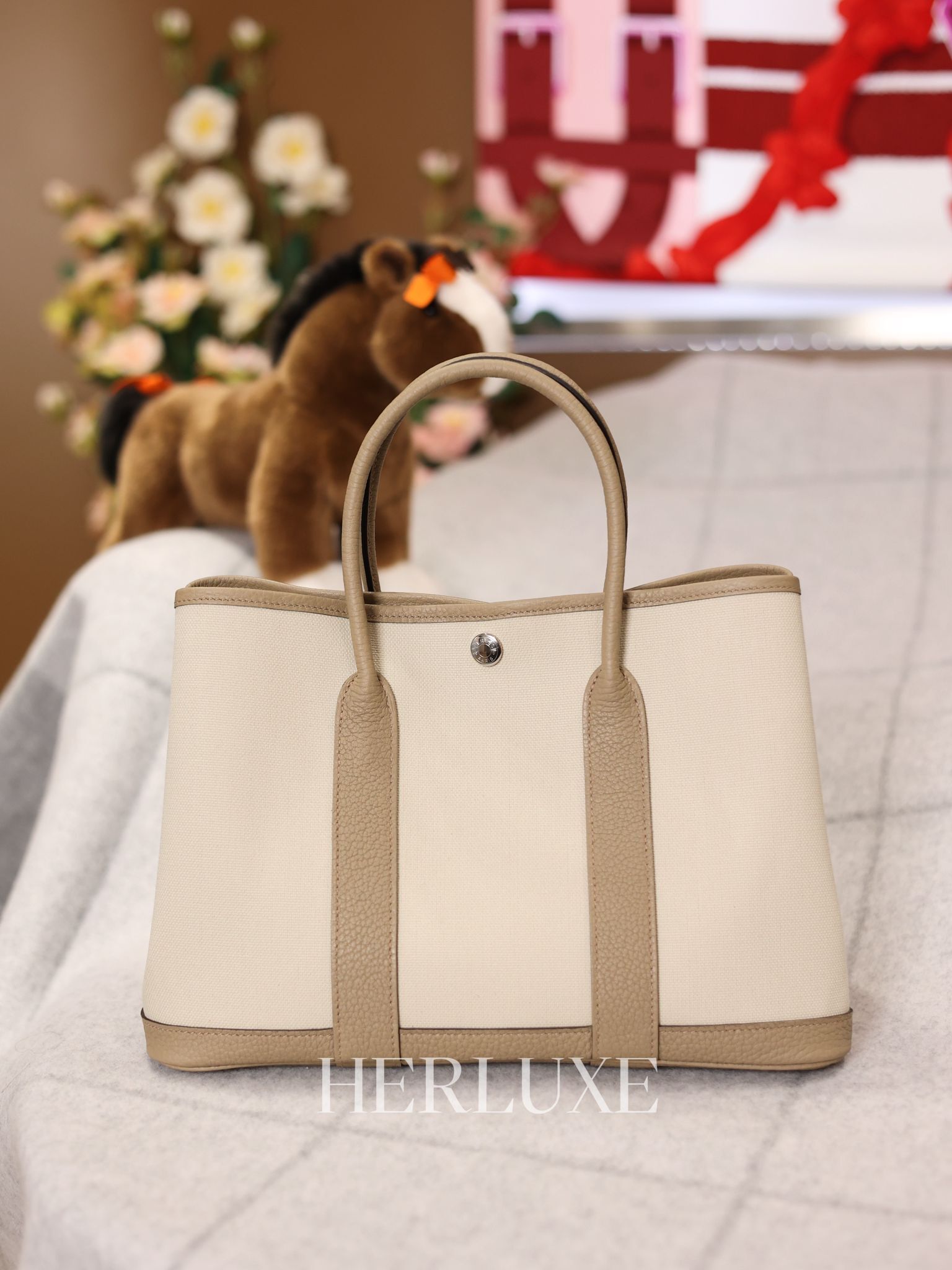 Garden party 30 8L beton/ 8Q beige marfa canvas B