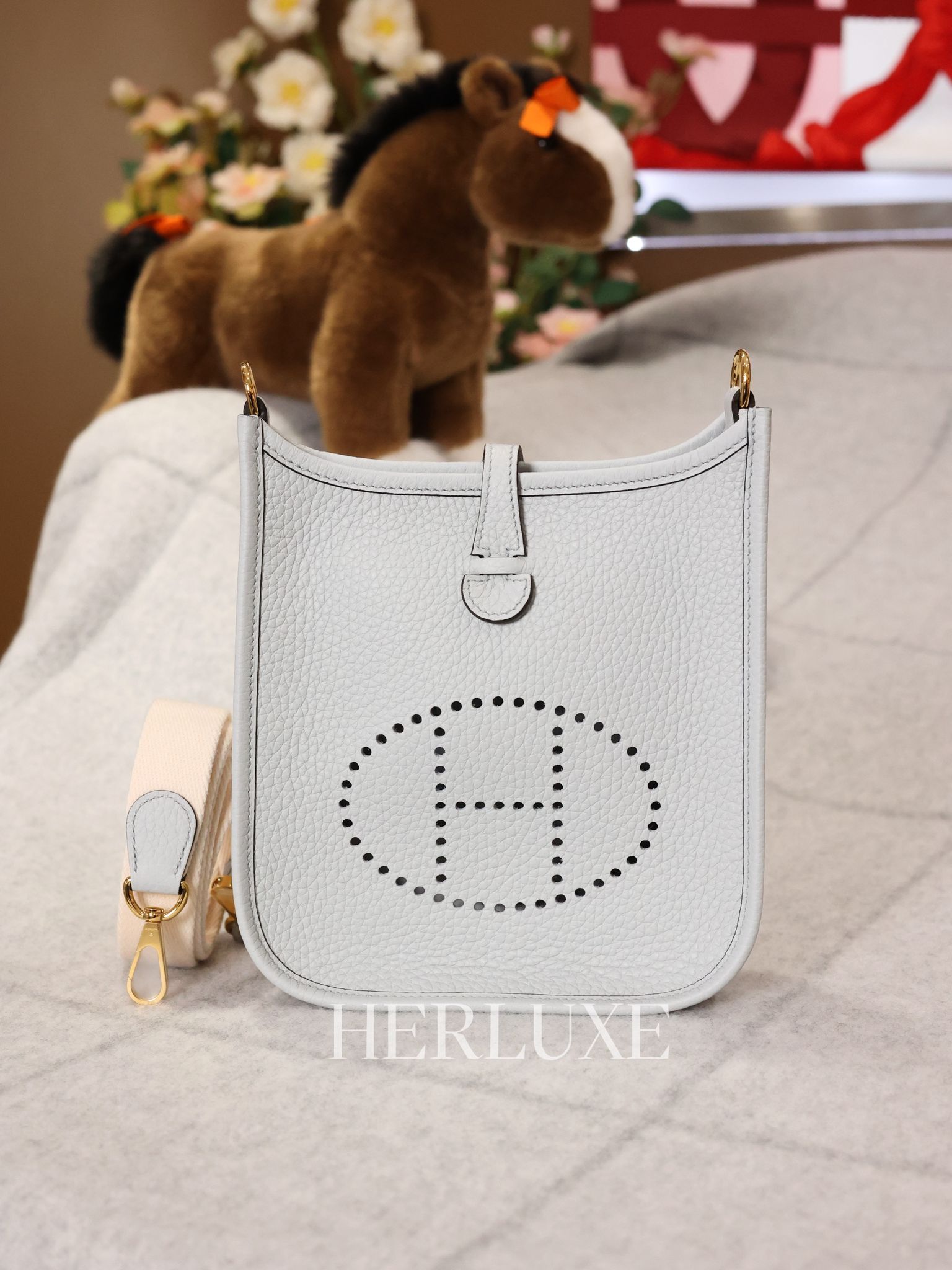 Evelyne mini 08 bleu pale / i2 nata cc tc K (一代:肩帶長105cm)