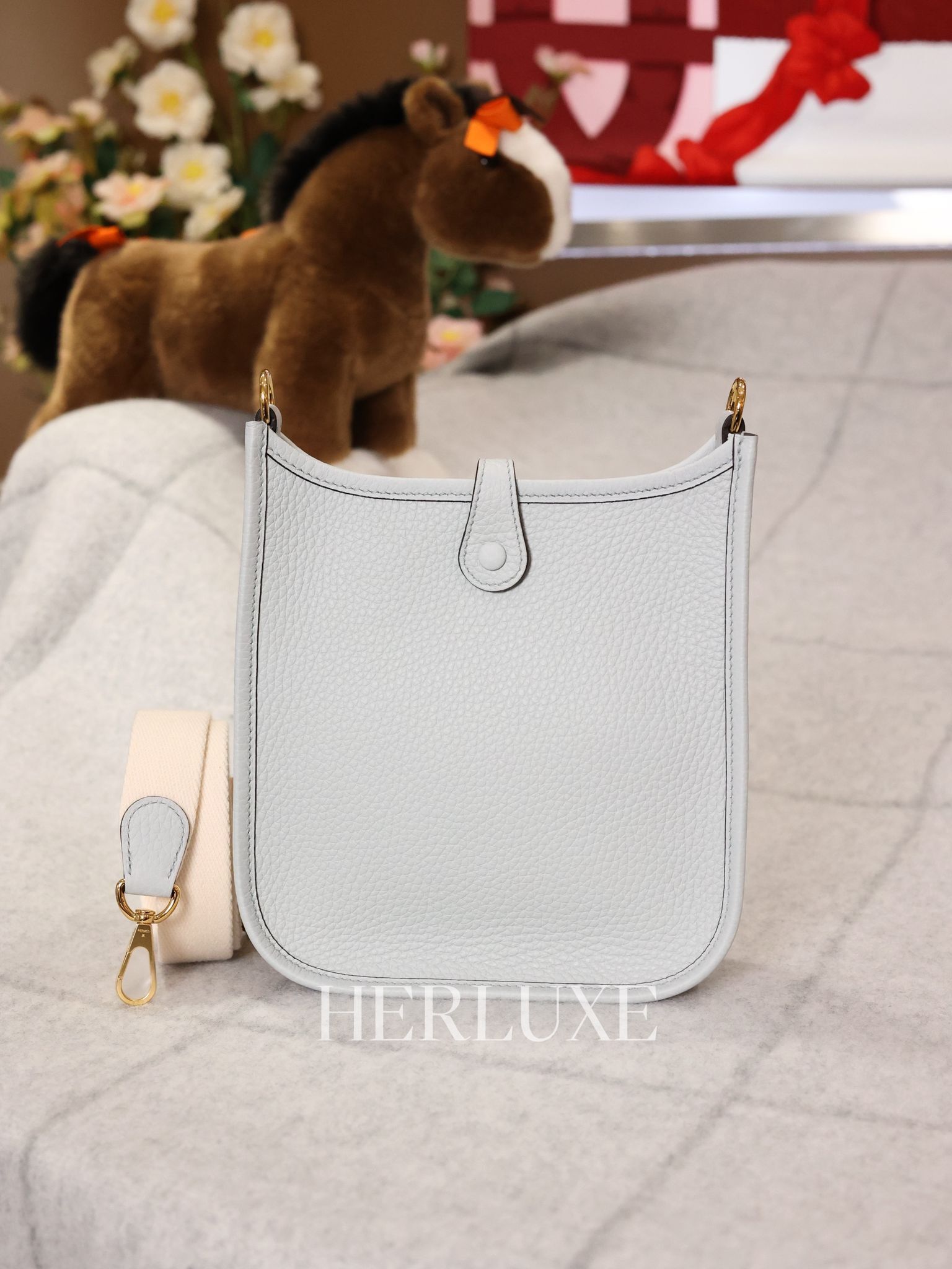 Evelyne mini 08 bleu pale / i2 nata cc tc K (一代:肩帶長105cm)