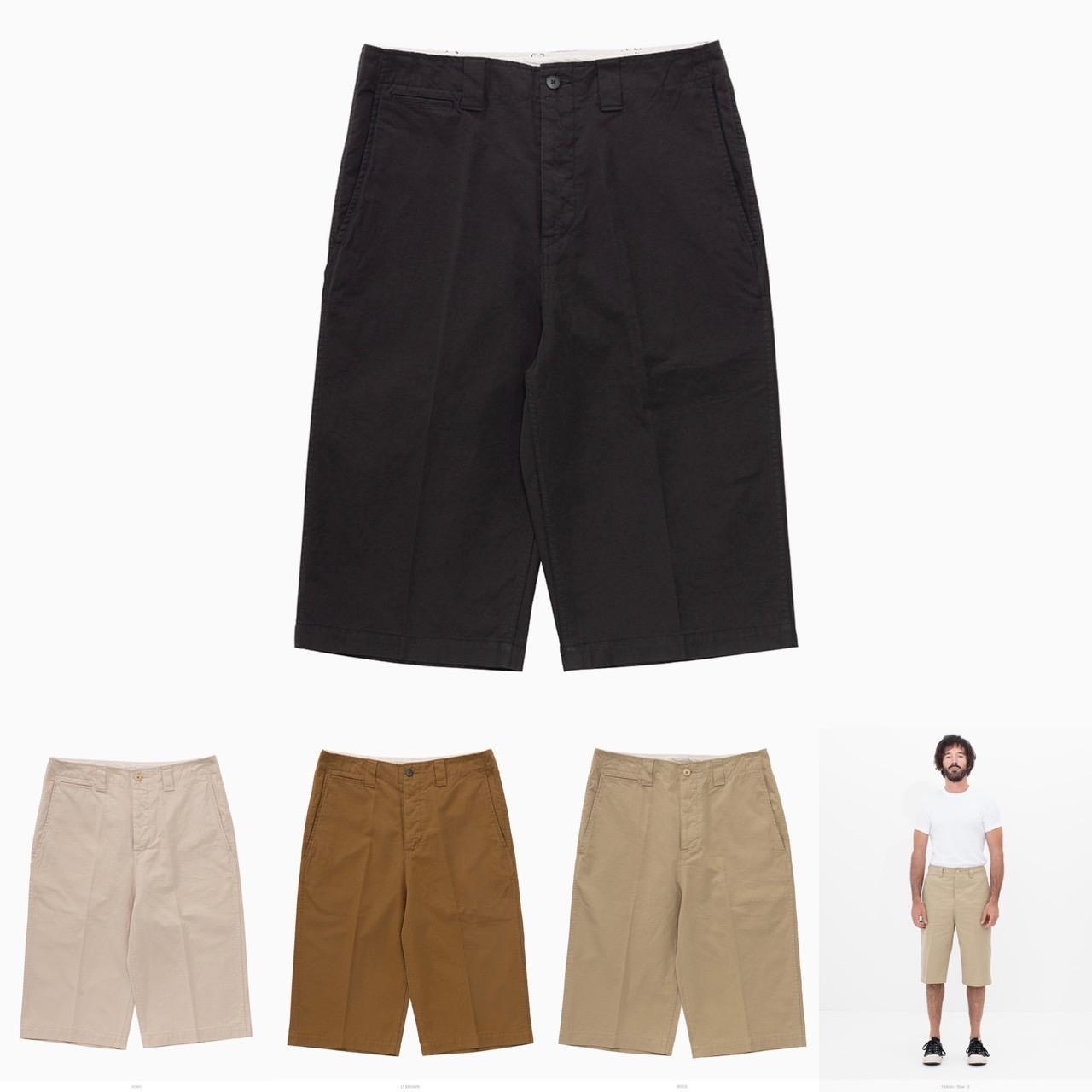 RE-STOCK: VISVIM 2025 S/S WIDE CHINO SHORTS - PRE ORDER ITEM (預訂中)