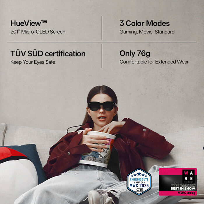 雷鳥Rayneo Air 3S 智能 AR 眼鏡【香港行貨】