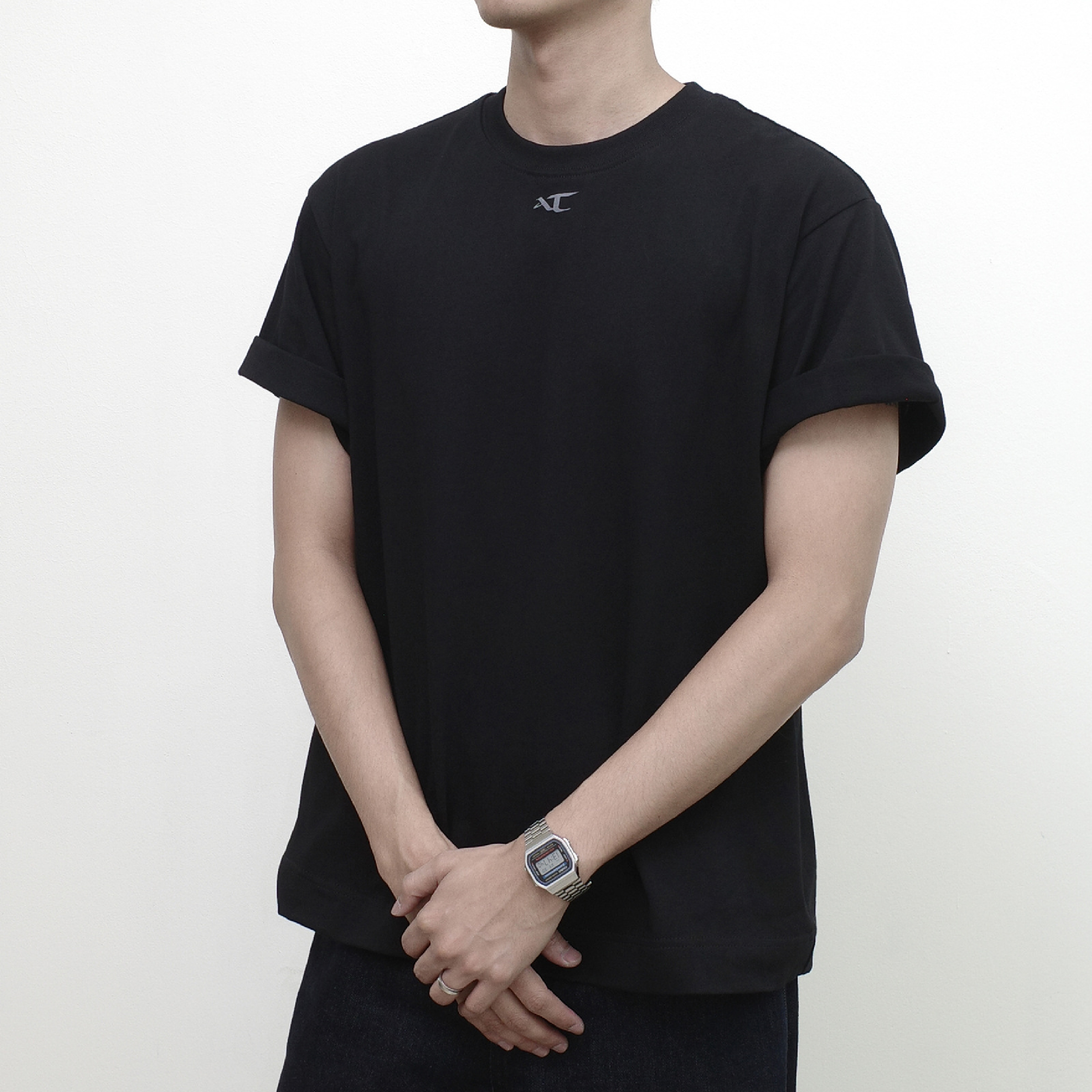 Anonymous Talking Pleated Tee 皺褶短Tee