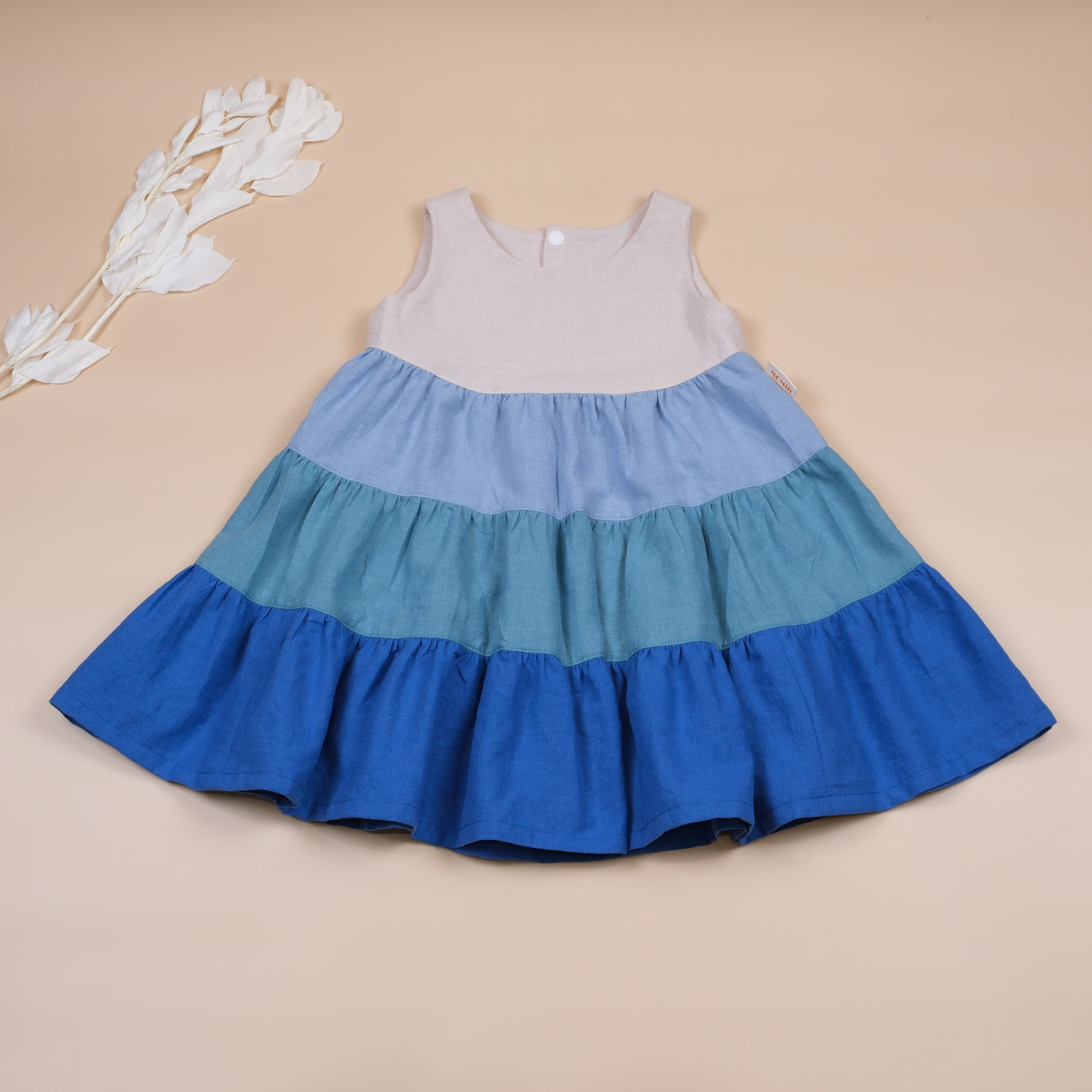 暮光階語 Twilight Tiers ⟡ 海風信號 ⟡ 手作女童無袖洋裝