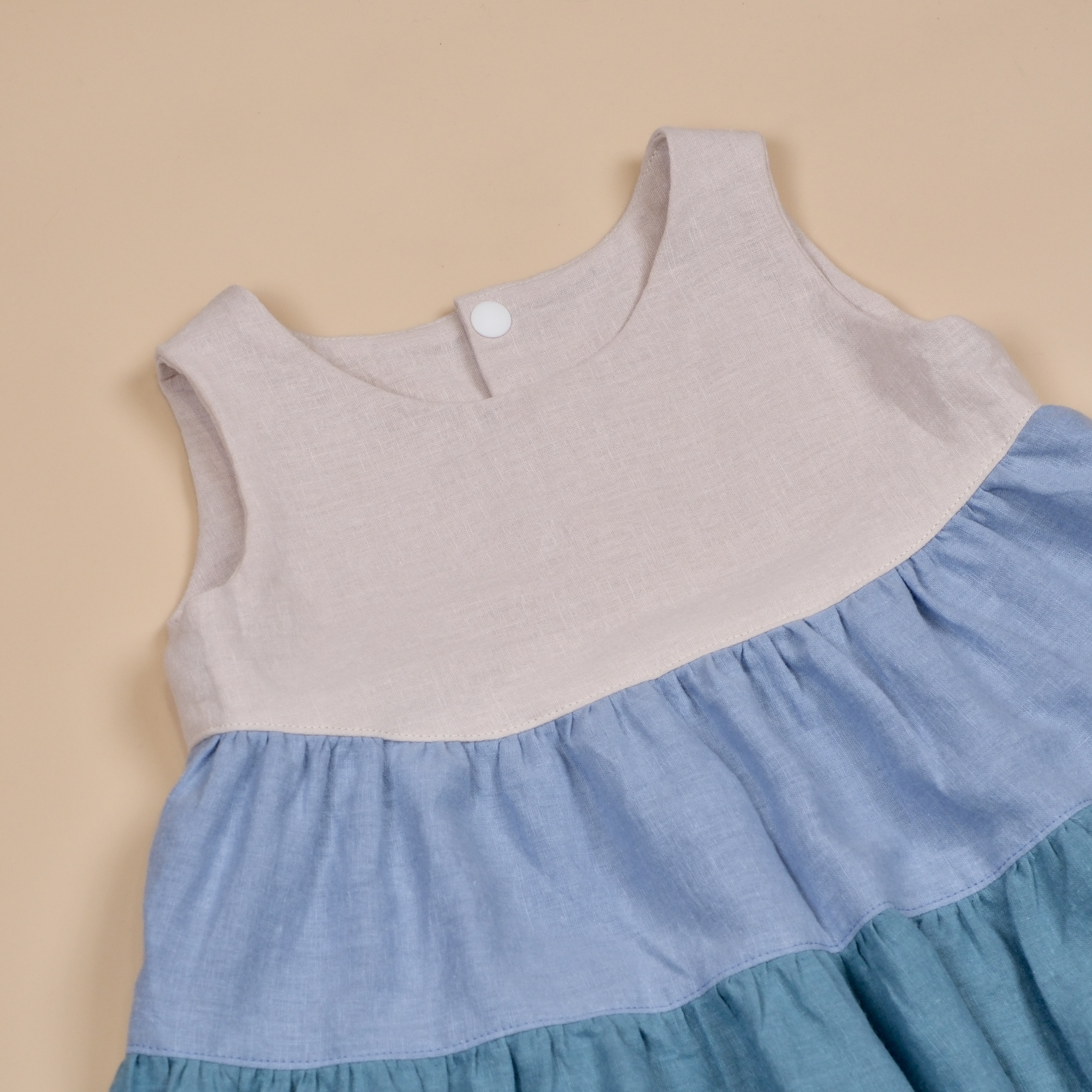 暮光階語 Twilight Tiers ⟡ 海風信號 ⟡ 手作女童無袖洋裝