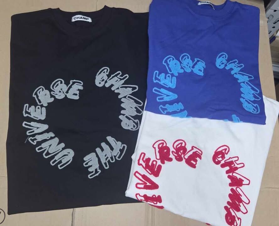 韓國 車線CHAMP THE UNIVERSE 短袖T SHIRT <清貨價貨品，不設退換> (AT5 608)