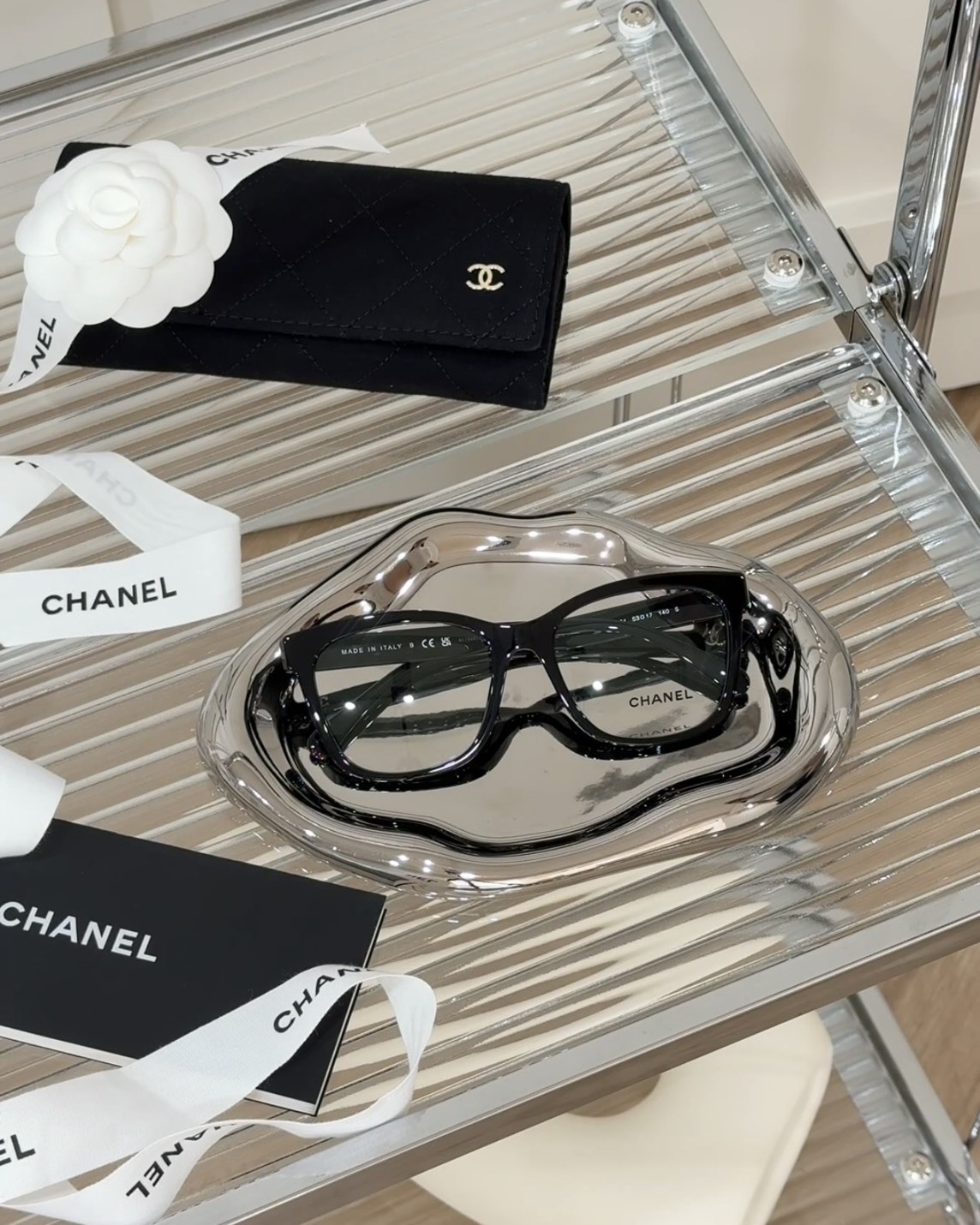 CHANEL｜CH3392 平光眼鏡 黑色