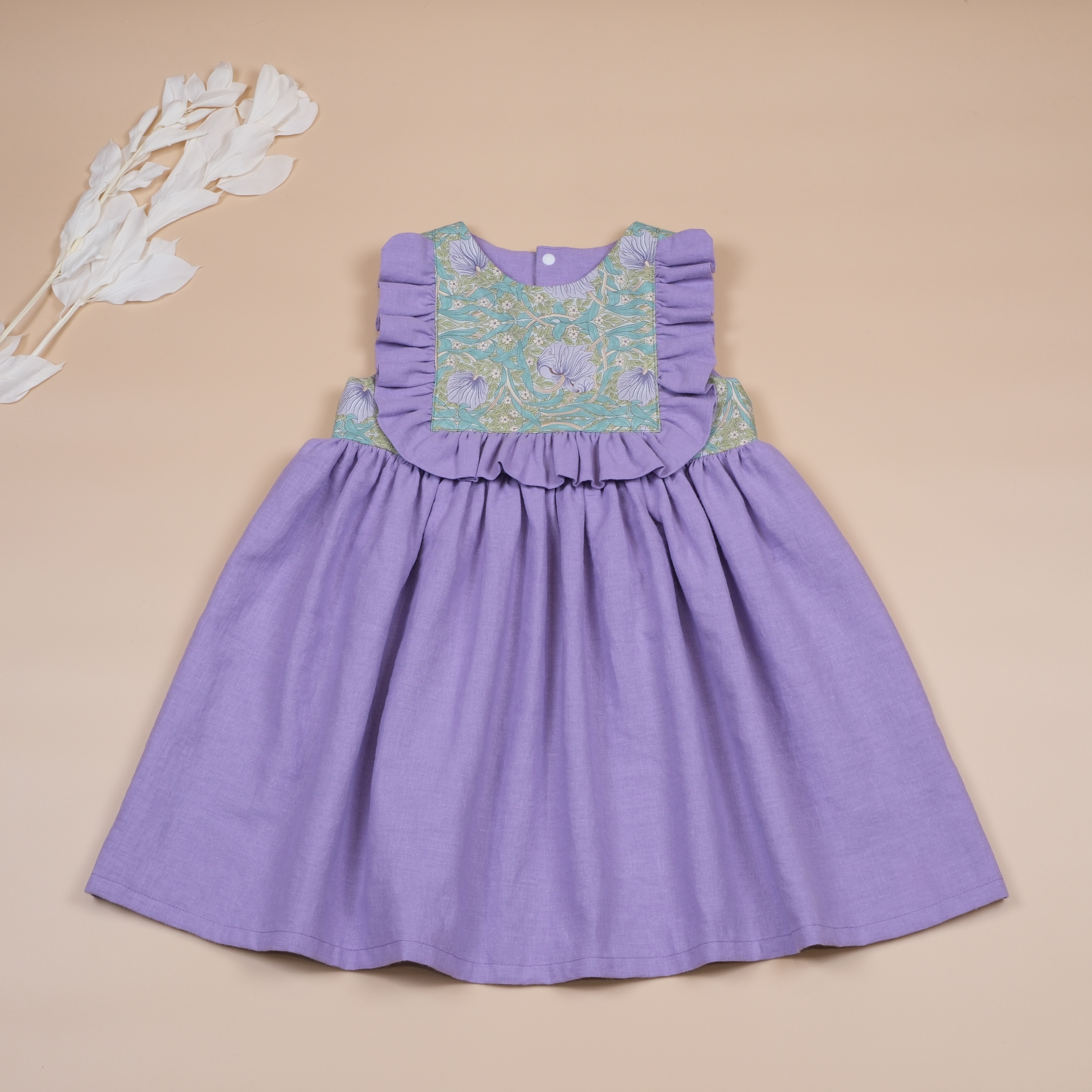 花蔓迷園 Pimpernel Garden ⟡ 薄暮罌粟 ⟡ 手作女童無袖洋裝