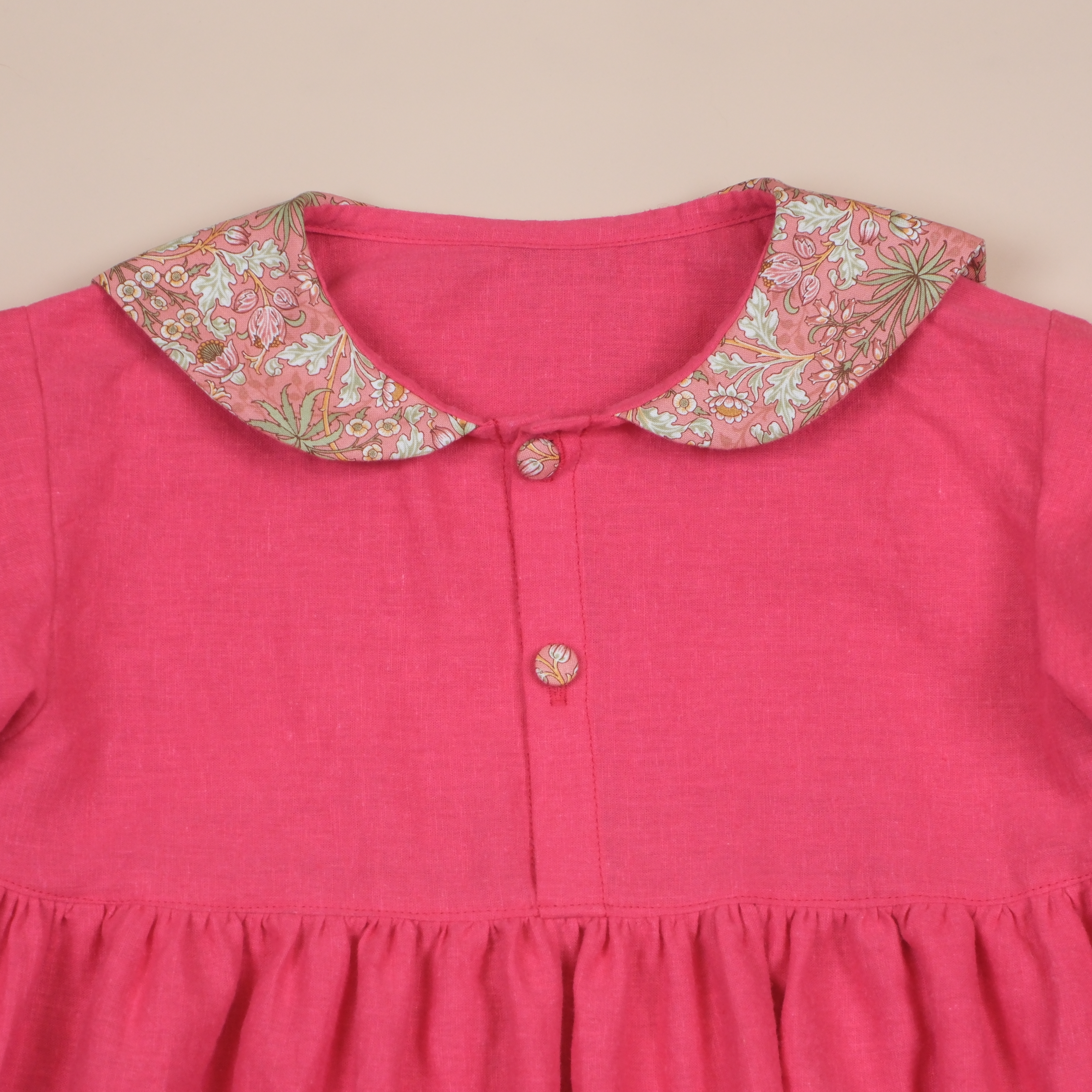 海辛絲花園 Hyacinth Garden ⟡ 莓果玫瑰 ⟡ 手作女童短袖洋裝