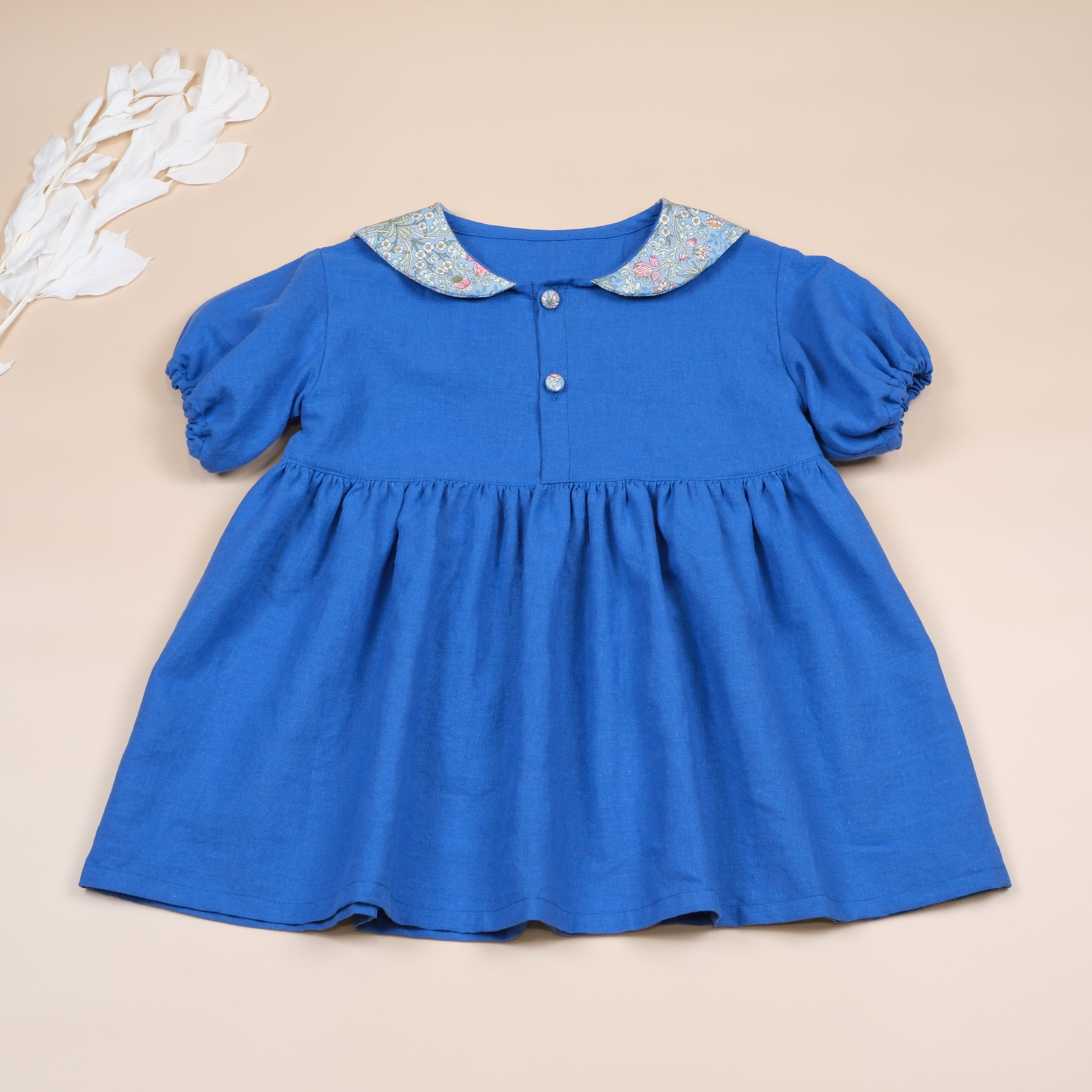 海辛絲花園 Hyacinth Garden ⟡ 晴空花語 ⟡ 手作女童短袖洋裝