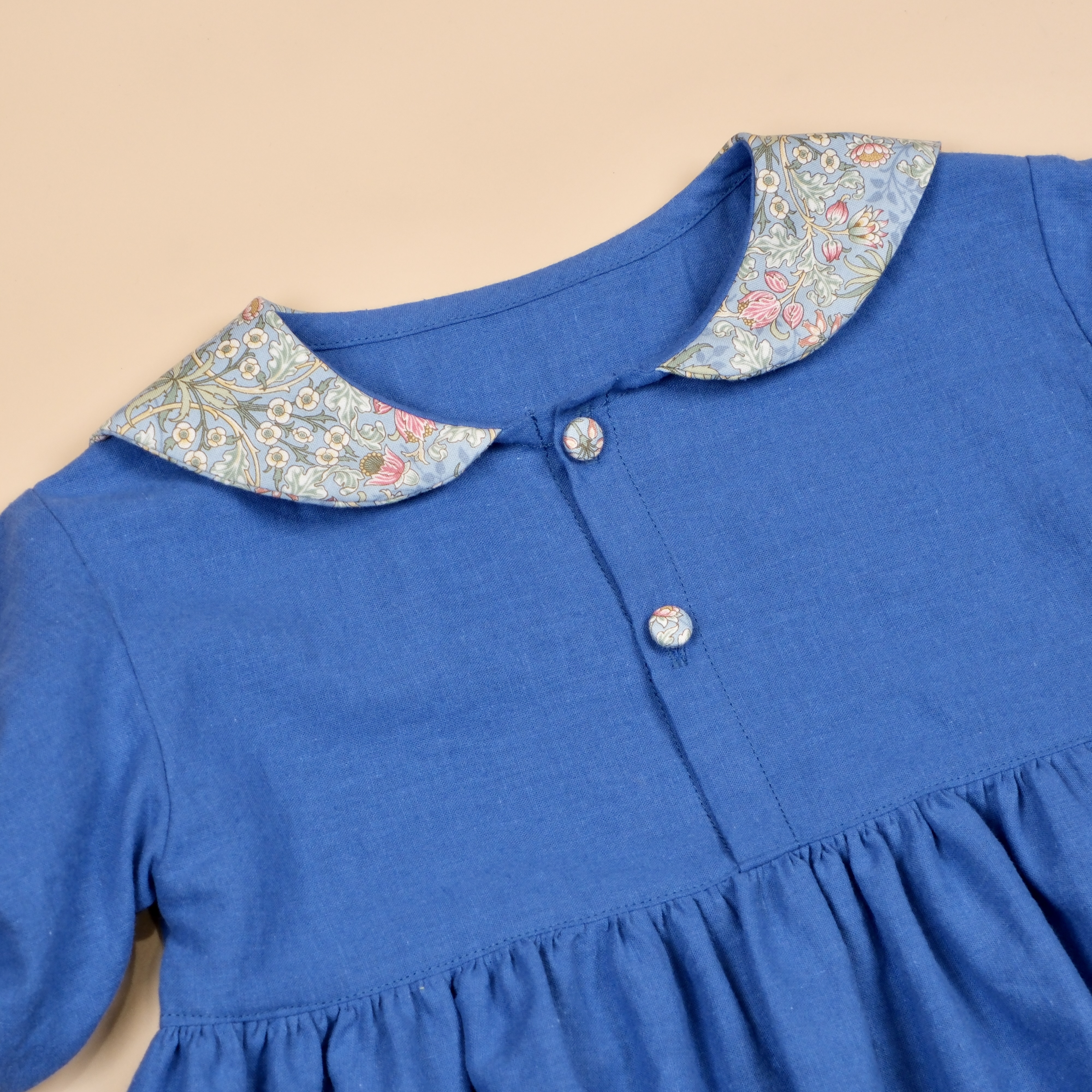 海辛絲花園 Hyacinth Garden ⟡ 晴空花語 ⟡ 手作女童短袖洋裝