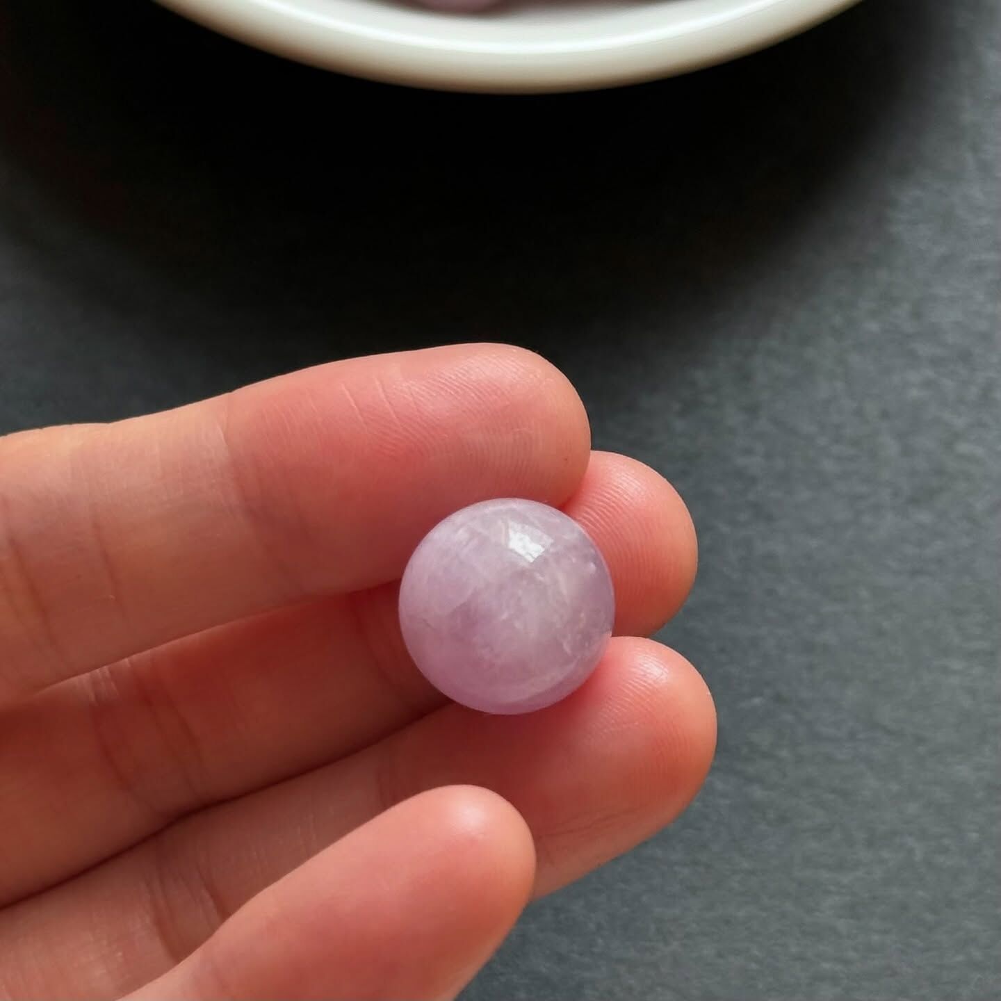 [原石] 紫鋰輝 水晶小球 約 12mm