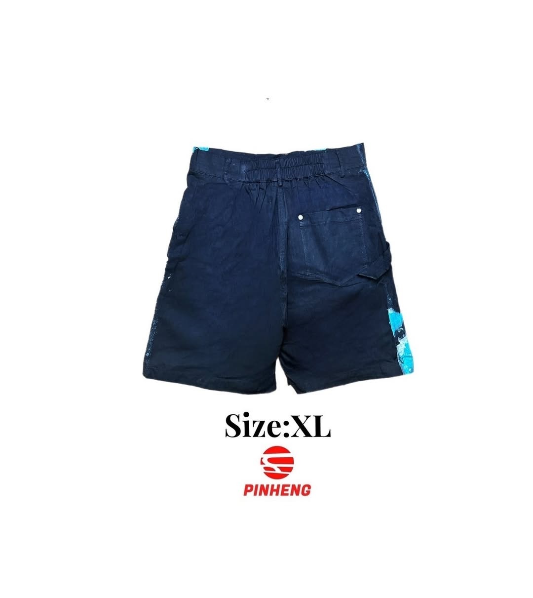 PINHENG 合花三部曲—蓮花工裝直筒牛五分褲