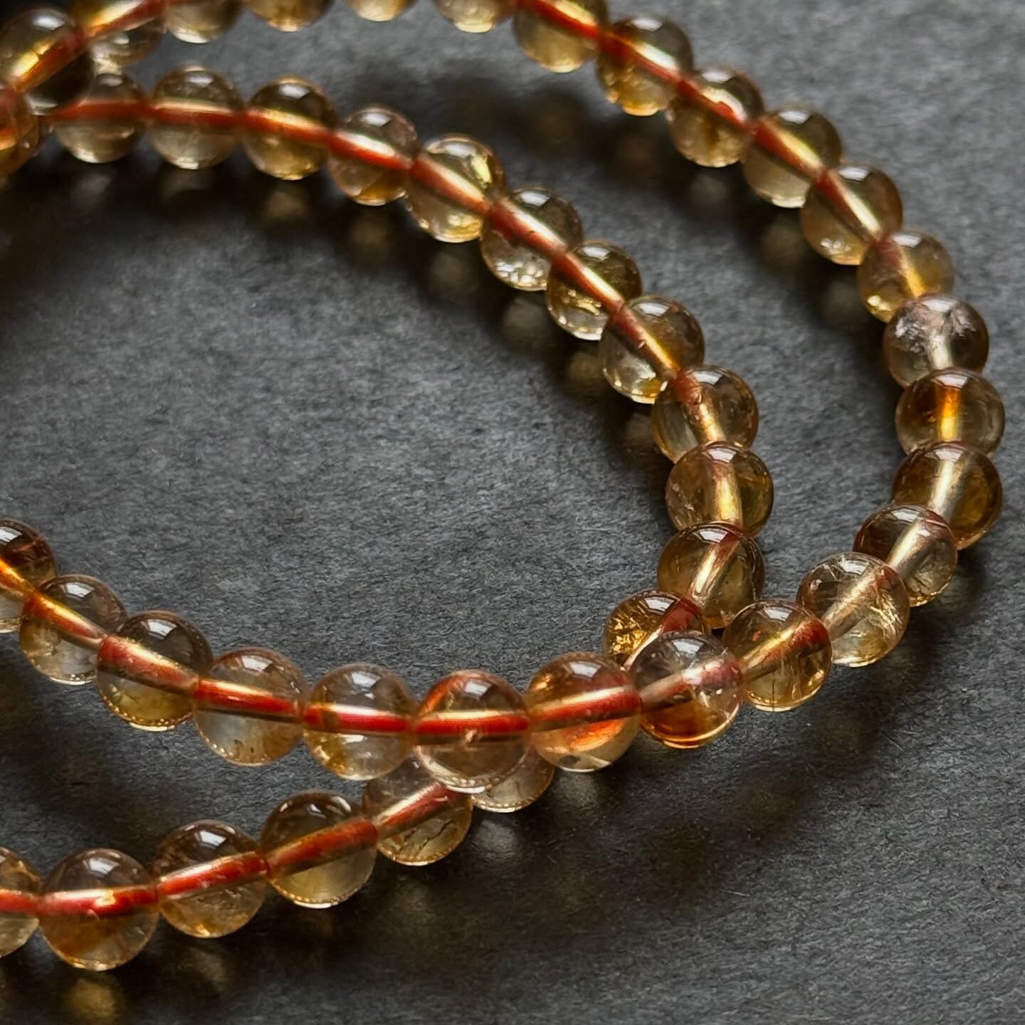 [原石] 黃水晶 水晶手串