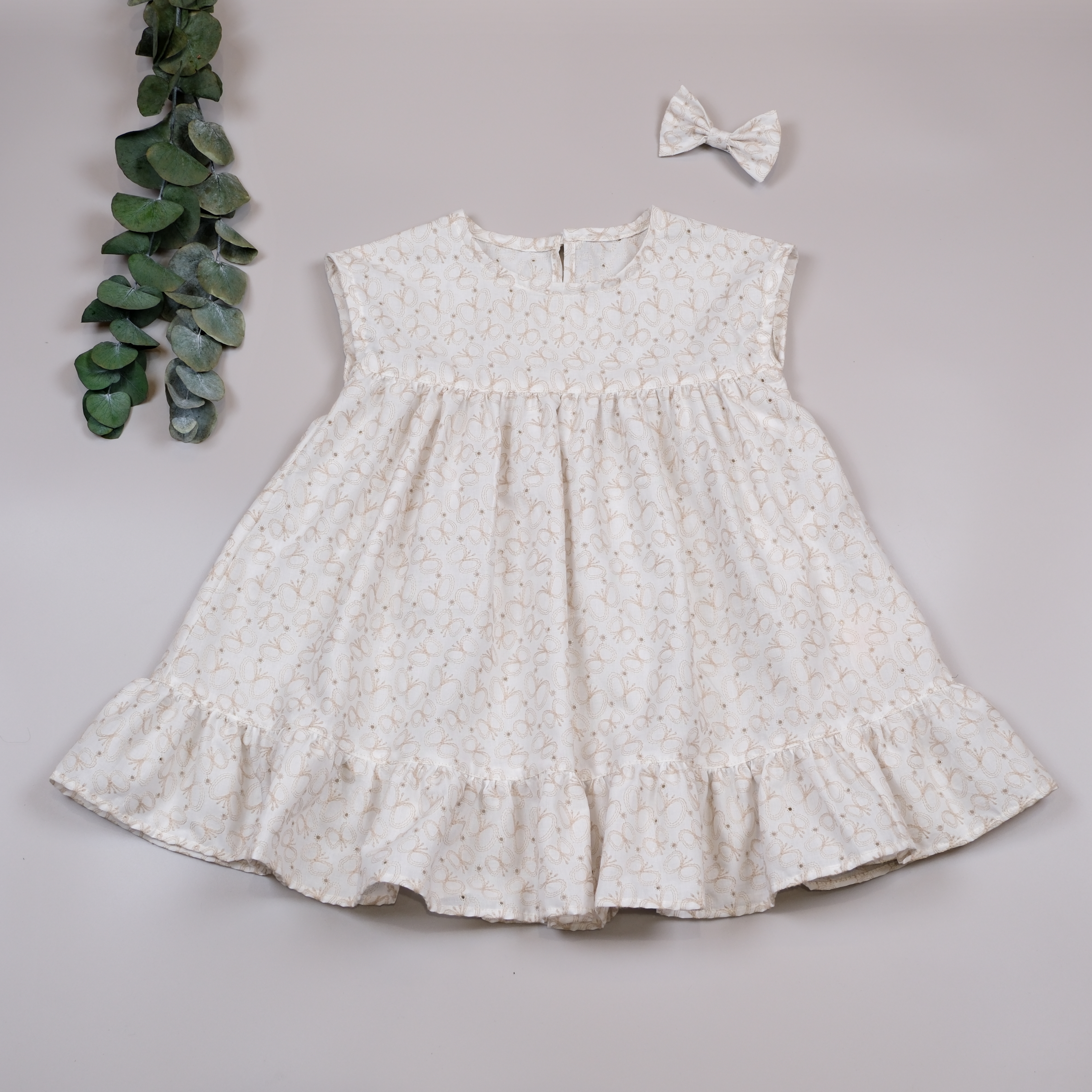 蝴蝶夢語 Butterfly Dreamtalk ⟡ 雲霧晨光 ⟡ 手作女童無袖洋裝