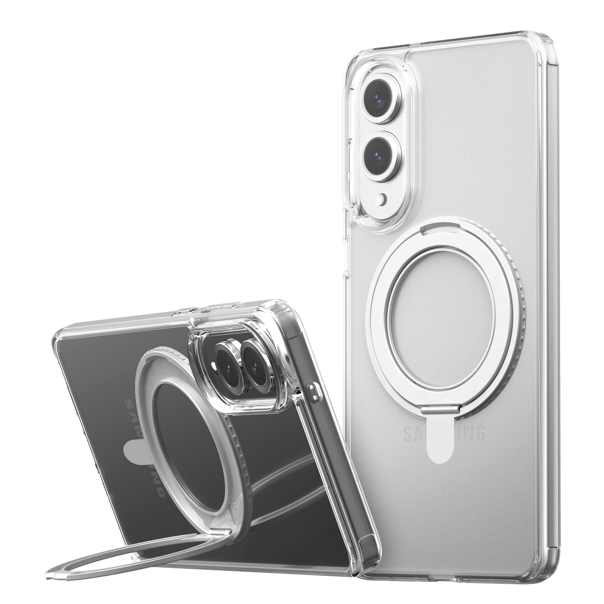 araree Duple M Stand 混合結構防撞殼 [Galaxy S25 EDGE]