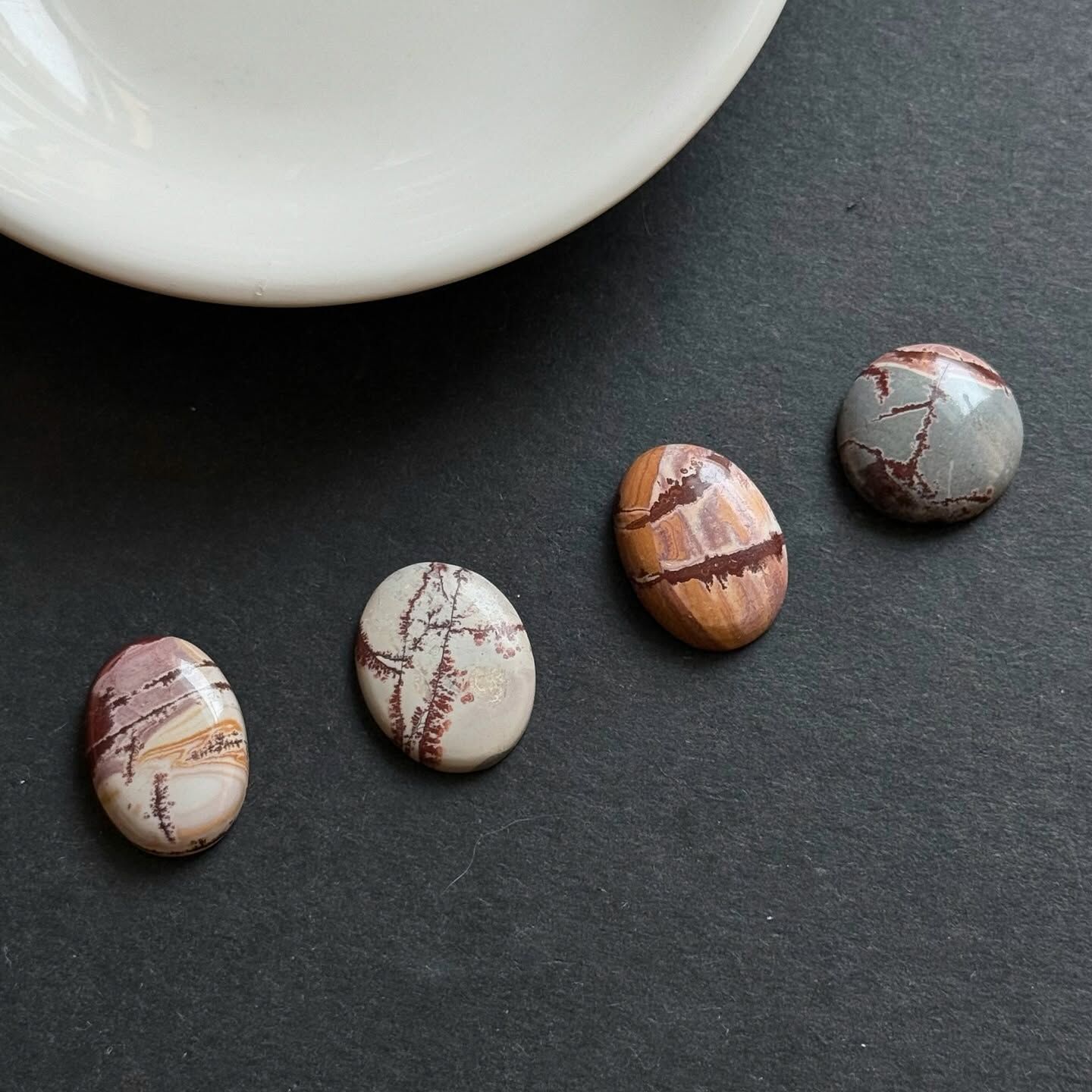 [原石] 墨西哥國畫石 水晶蛋面 水晶墜面